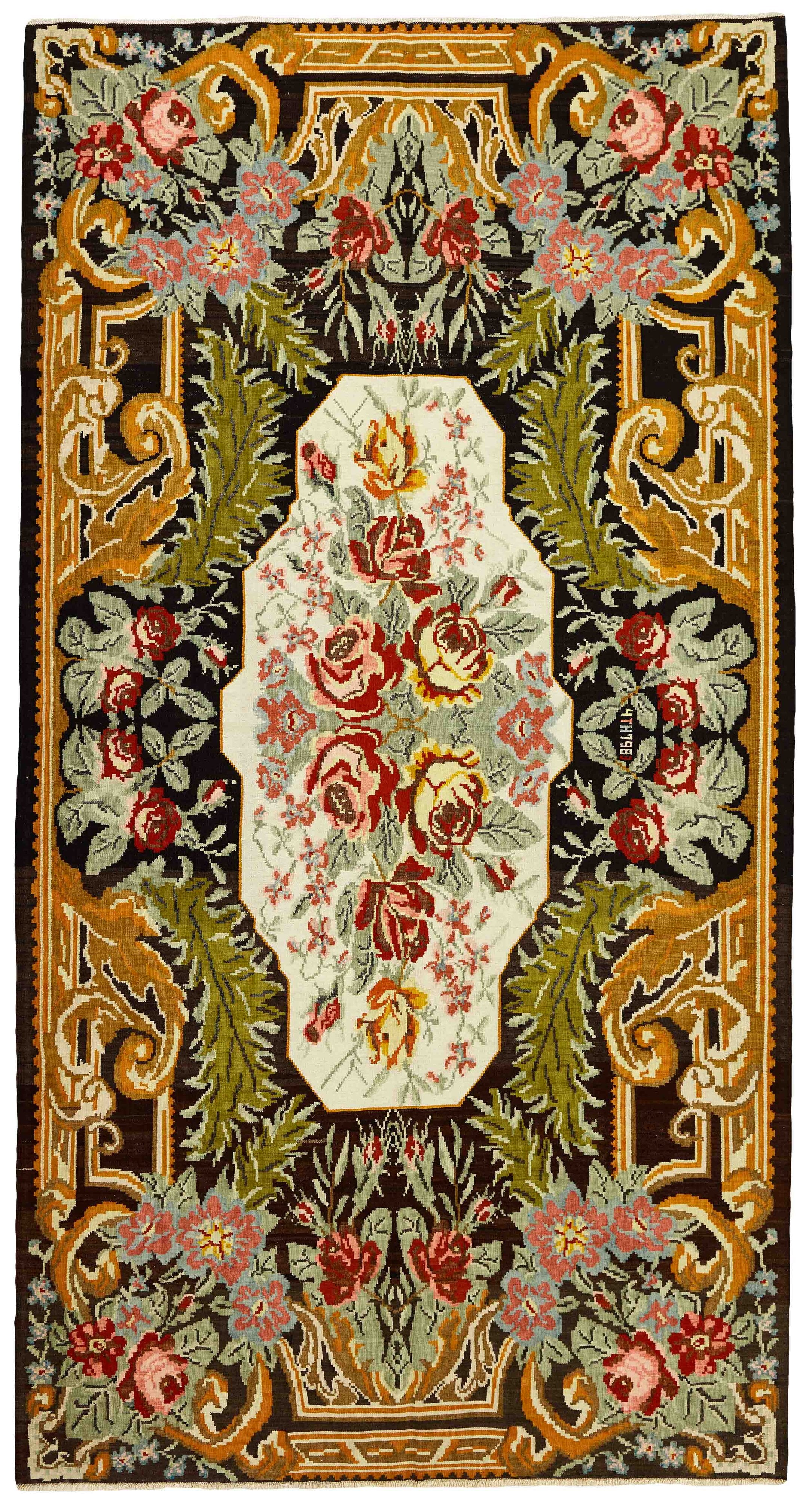 Rose Kilim Old