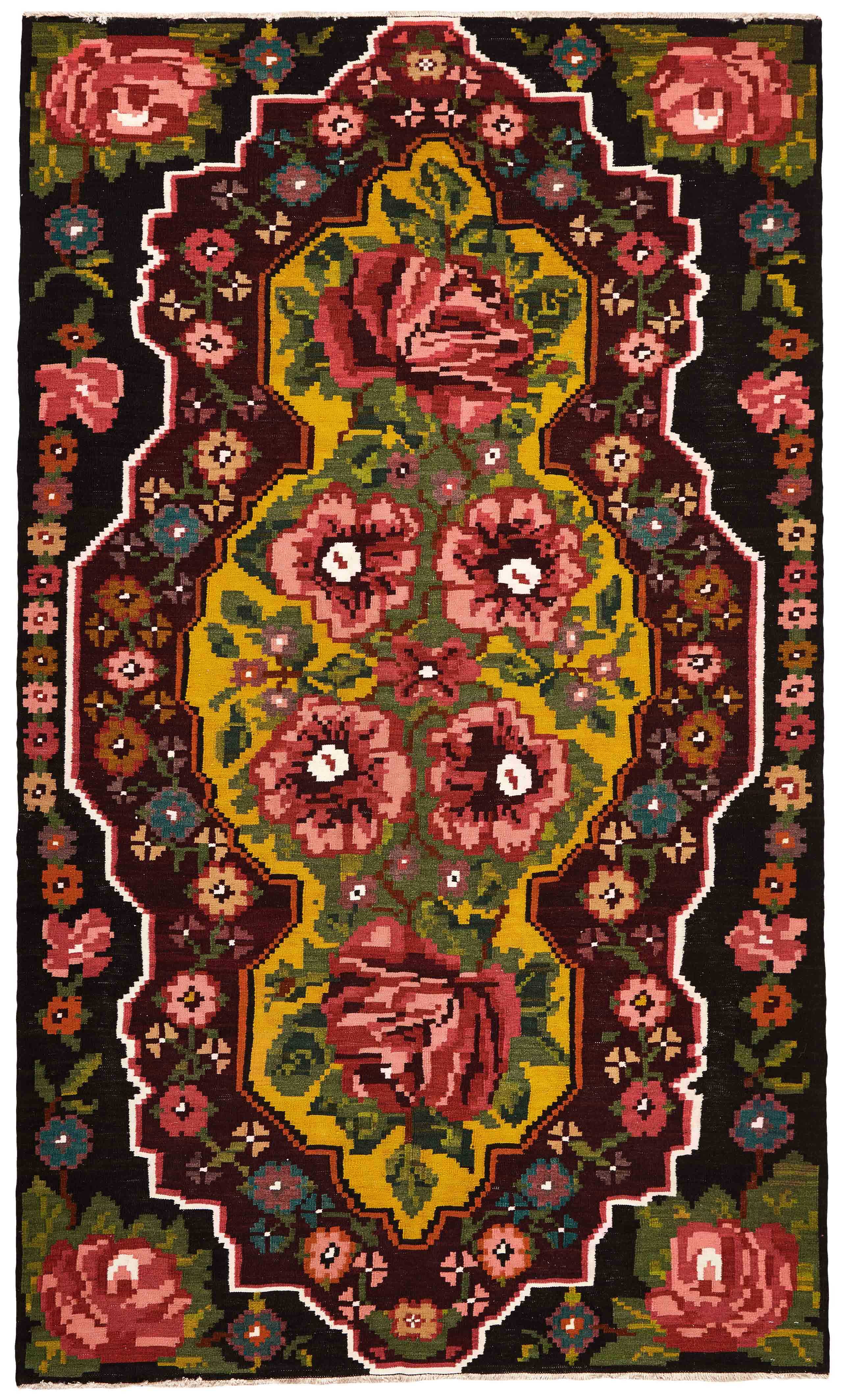 Rose Kilim Old