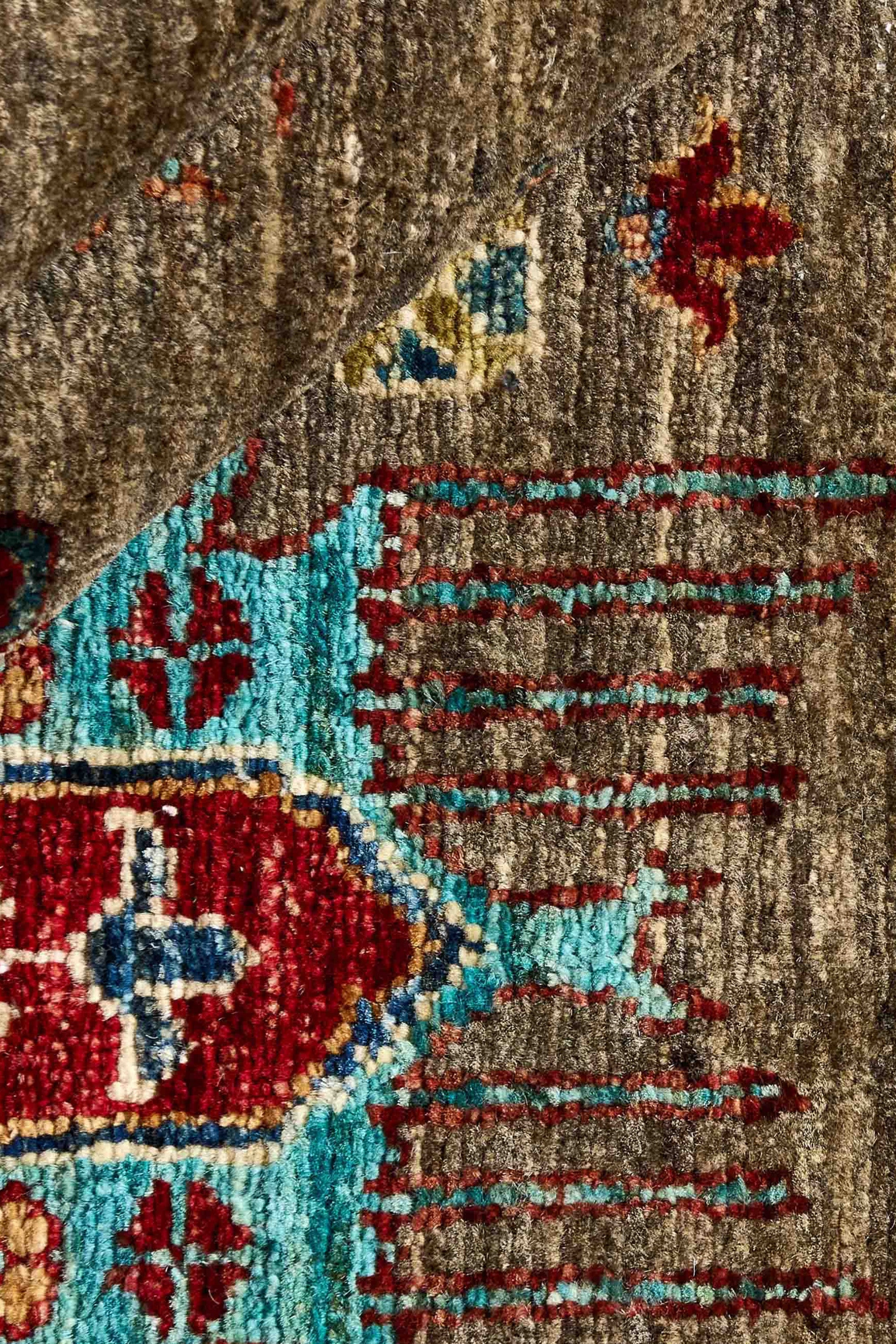 Traditional multicolour luxury Ziegler Fine Ariana Style rug