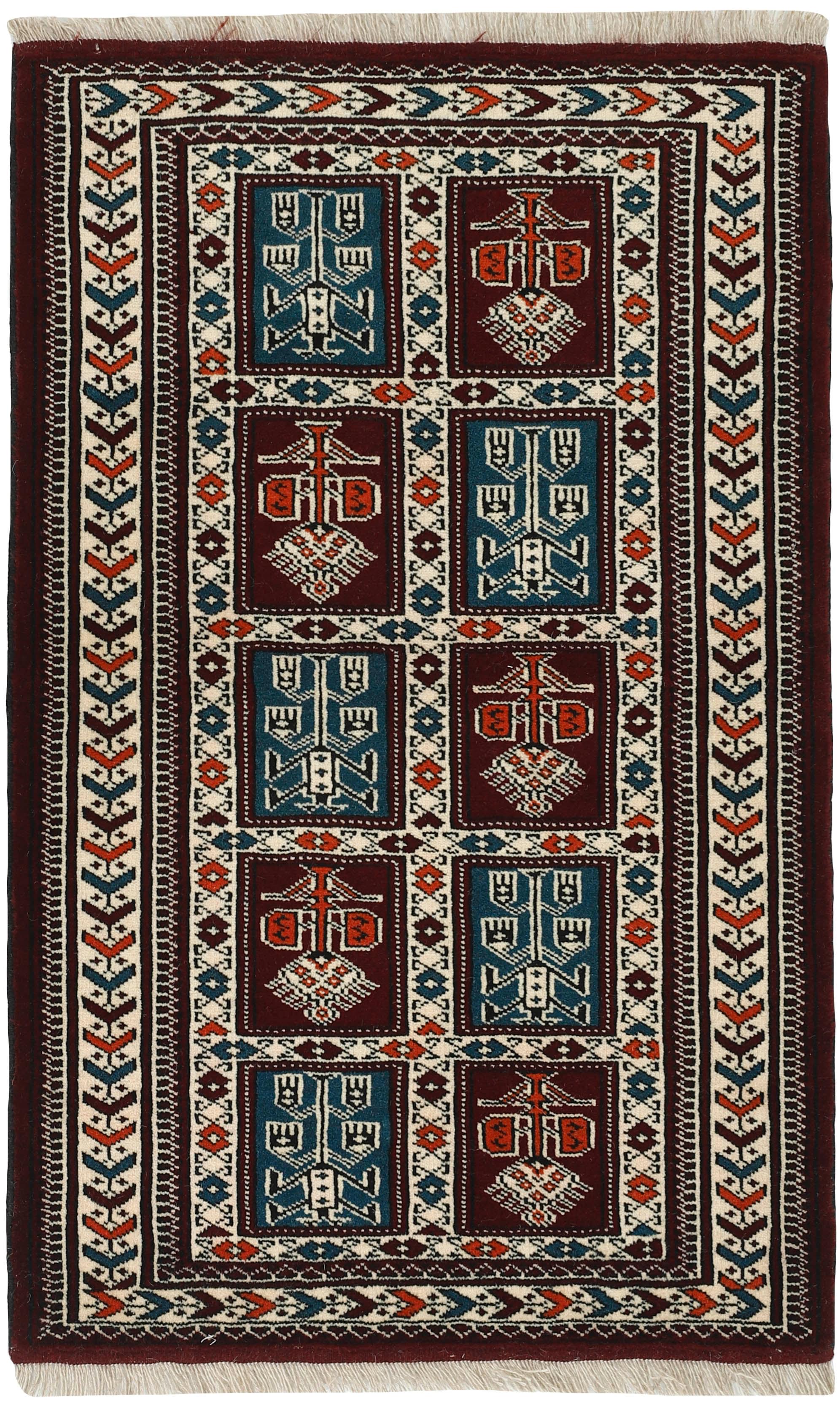 authentic red and black persian rug