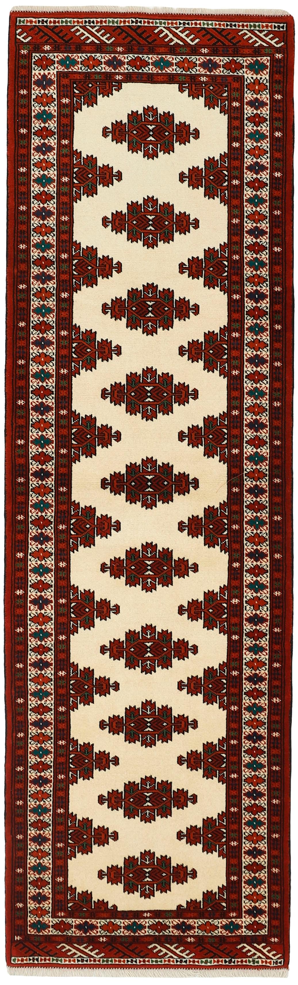 authentic blue, red and black persian runner