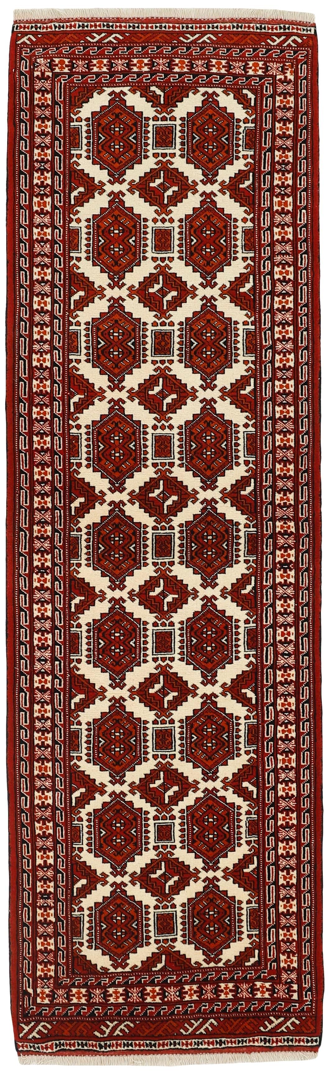 authentic blue, red and black persian runner