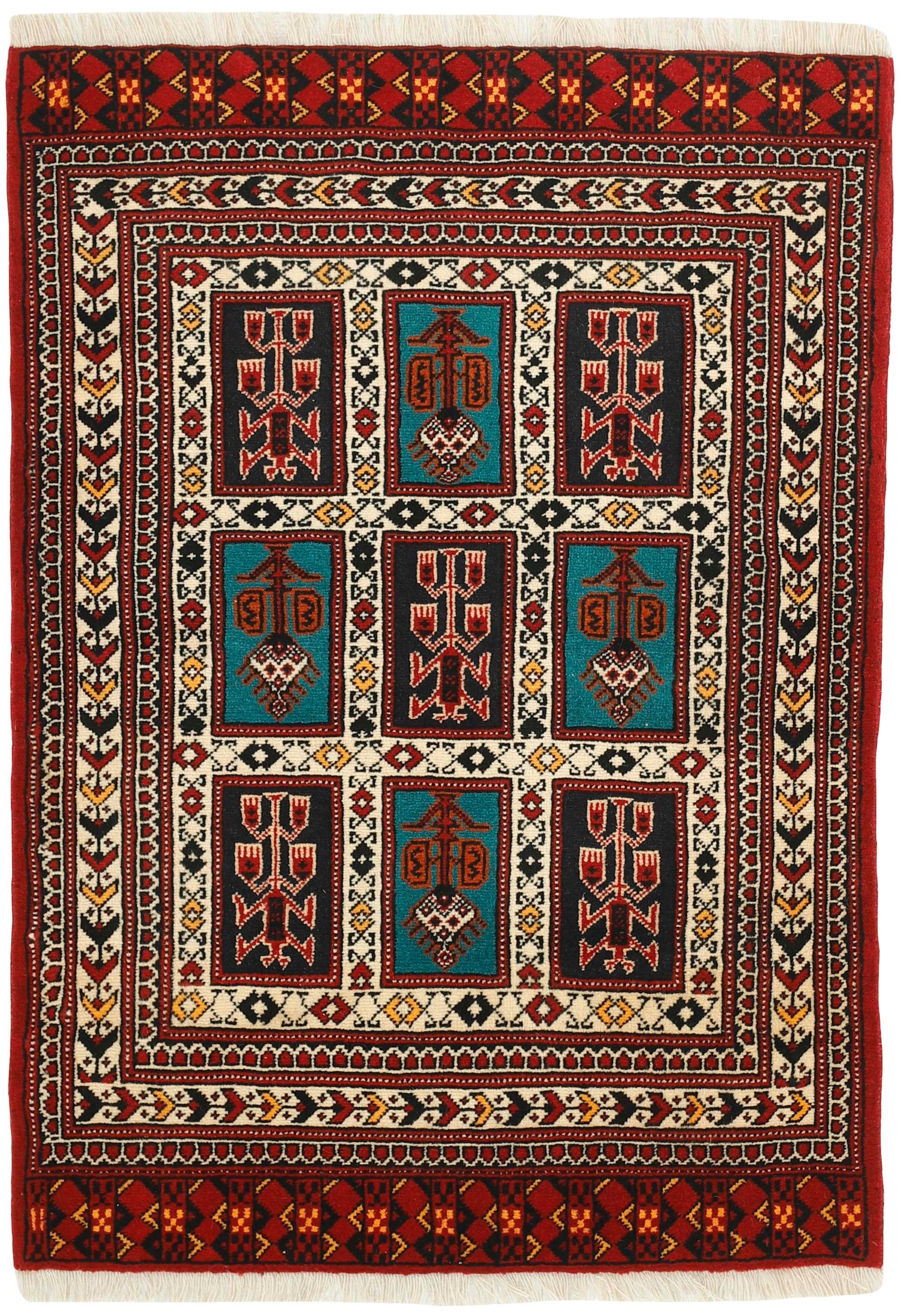 authentic red and black persian rug