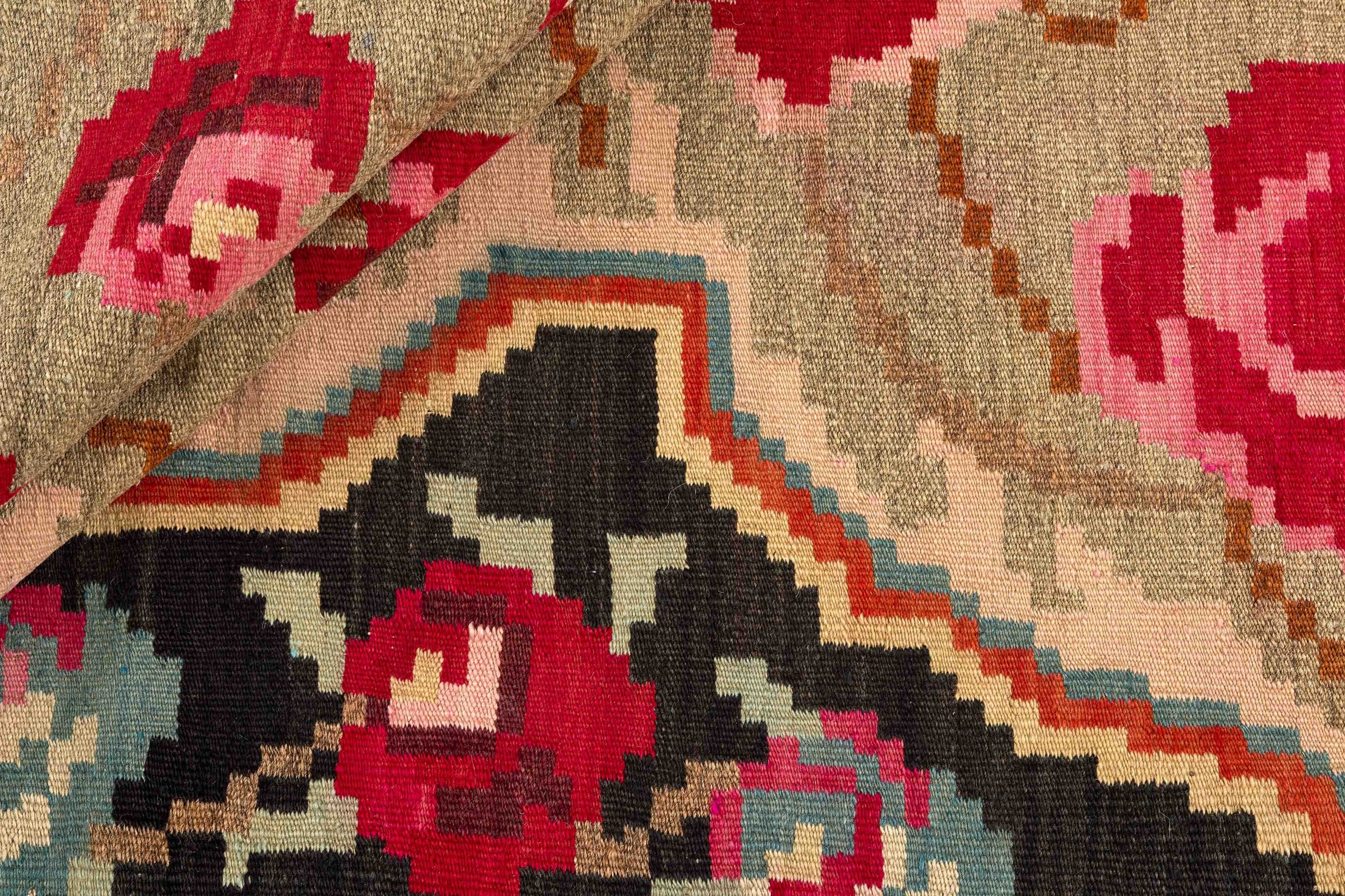 Rose Kilim Old 1483518