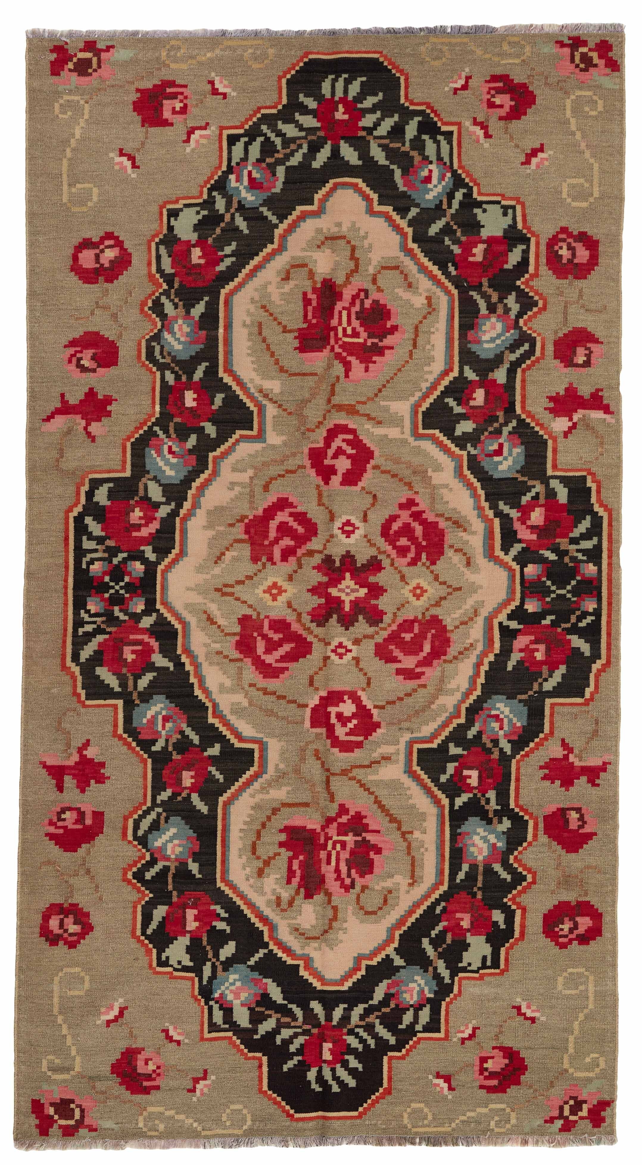 Rose Kilim Old 1483518