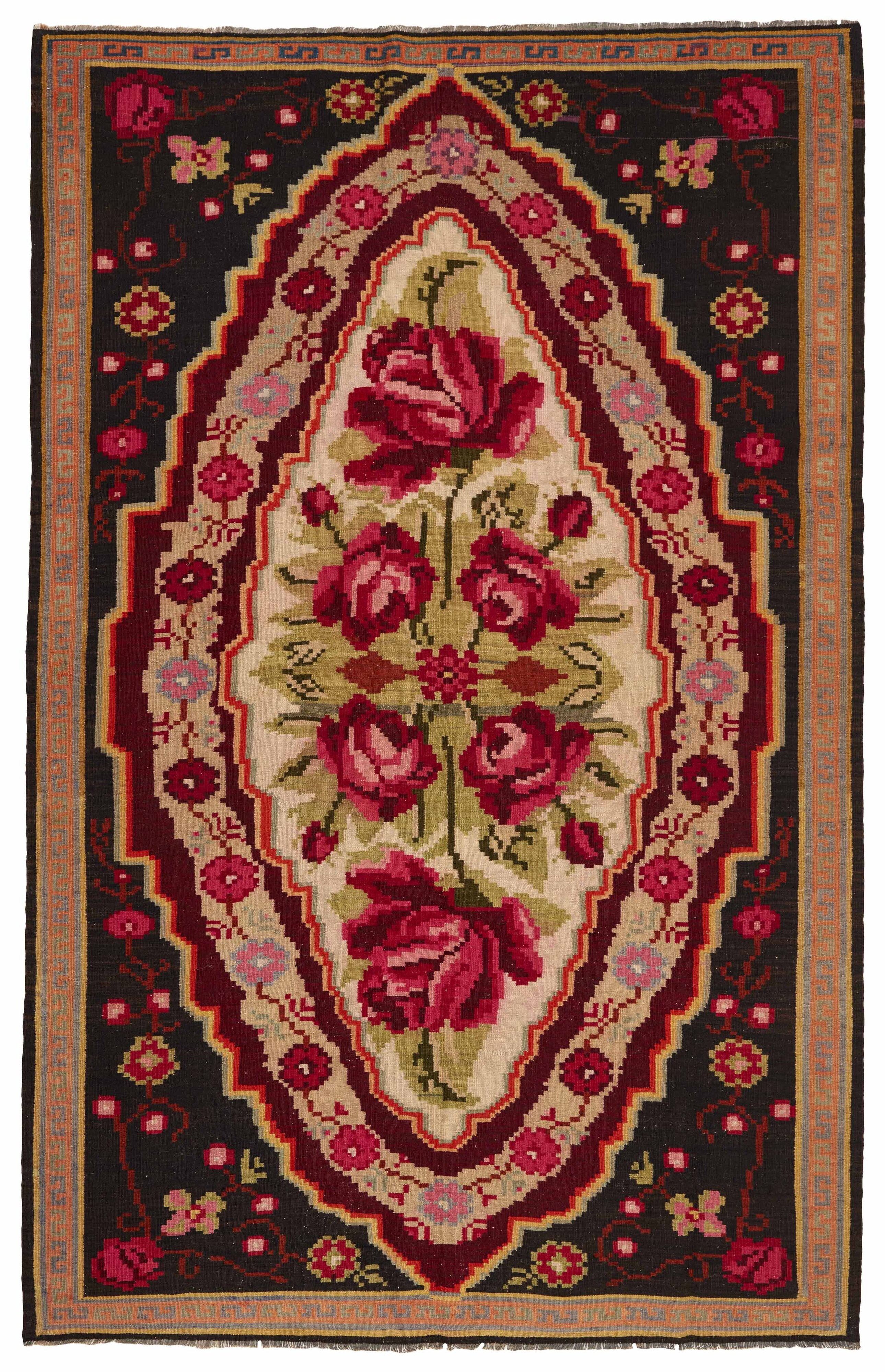 Rose Kilim Old 1483528