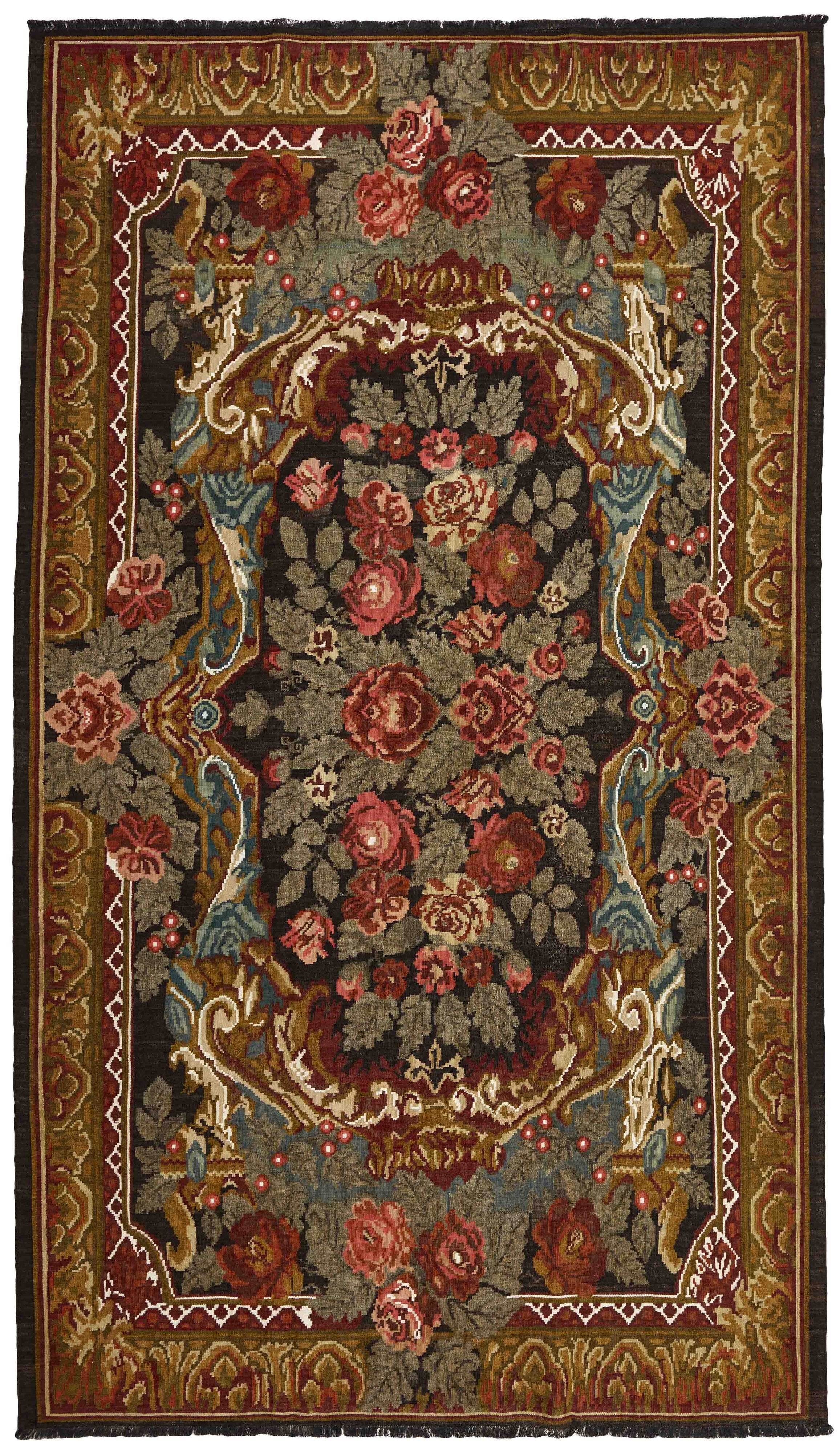 Rose Kilim Old 1483573