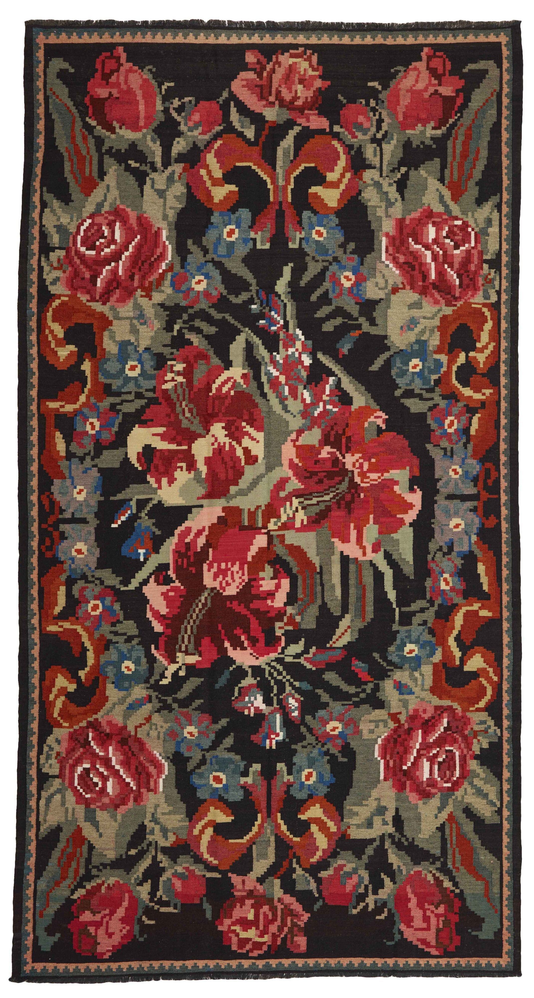 Rose Kilim Old 1483574