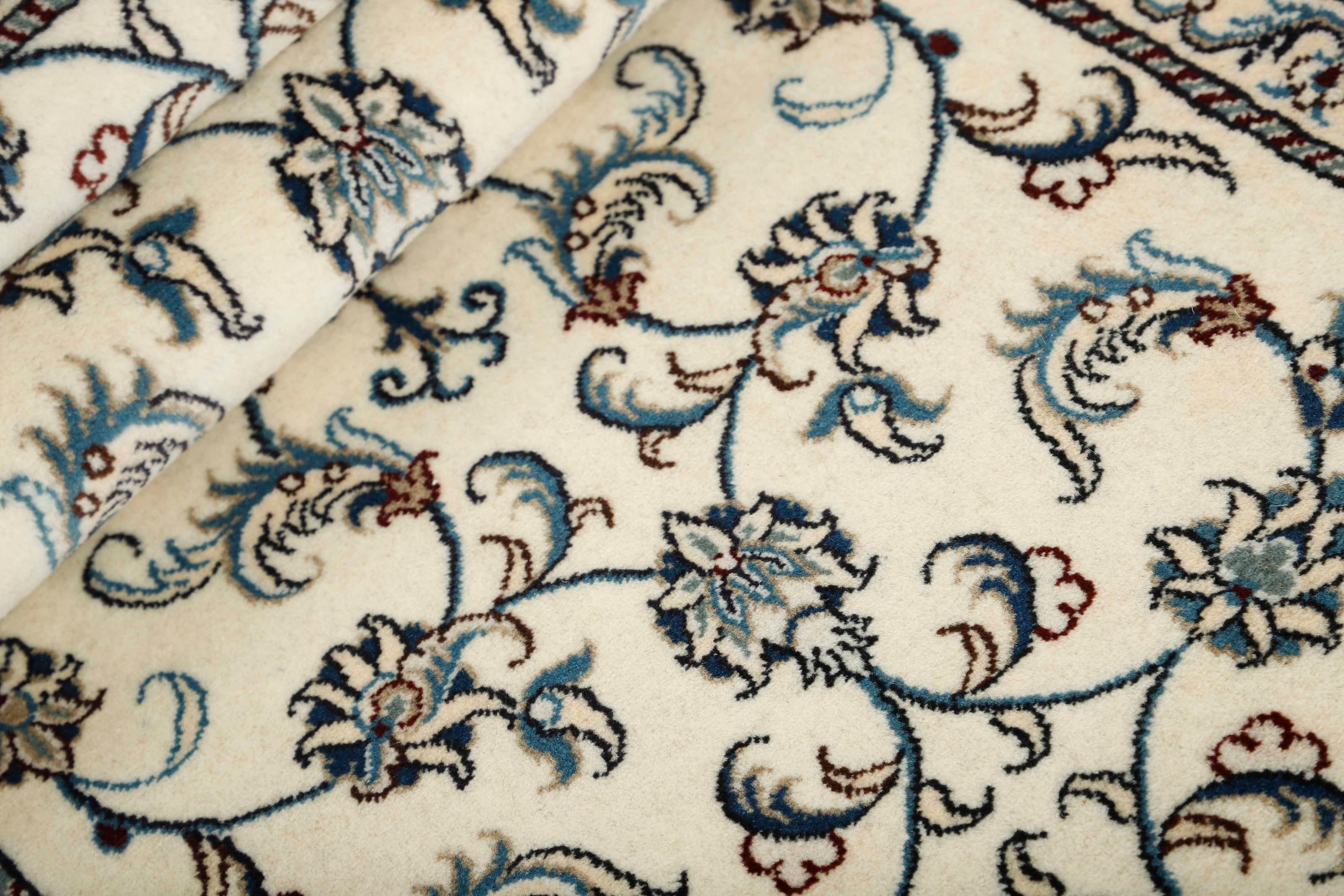 blue and brown floral design