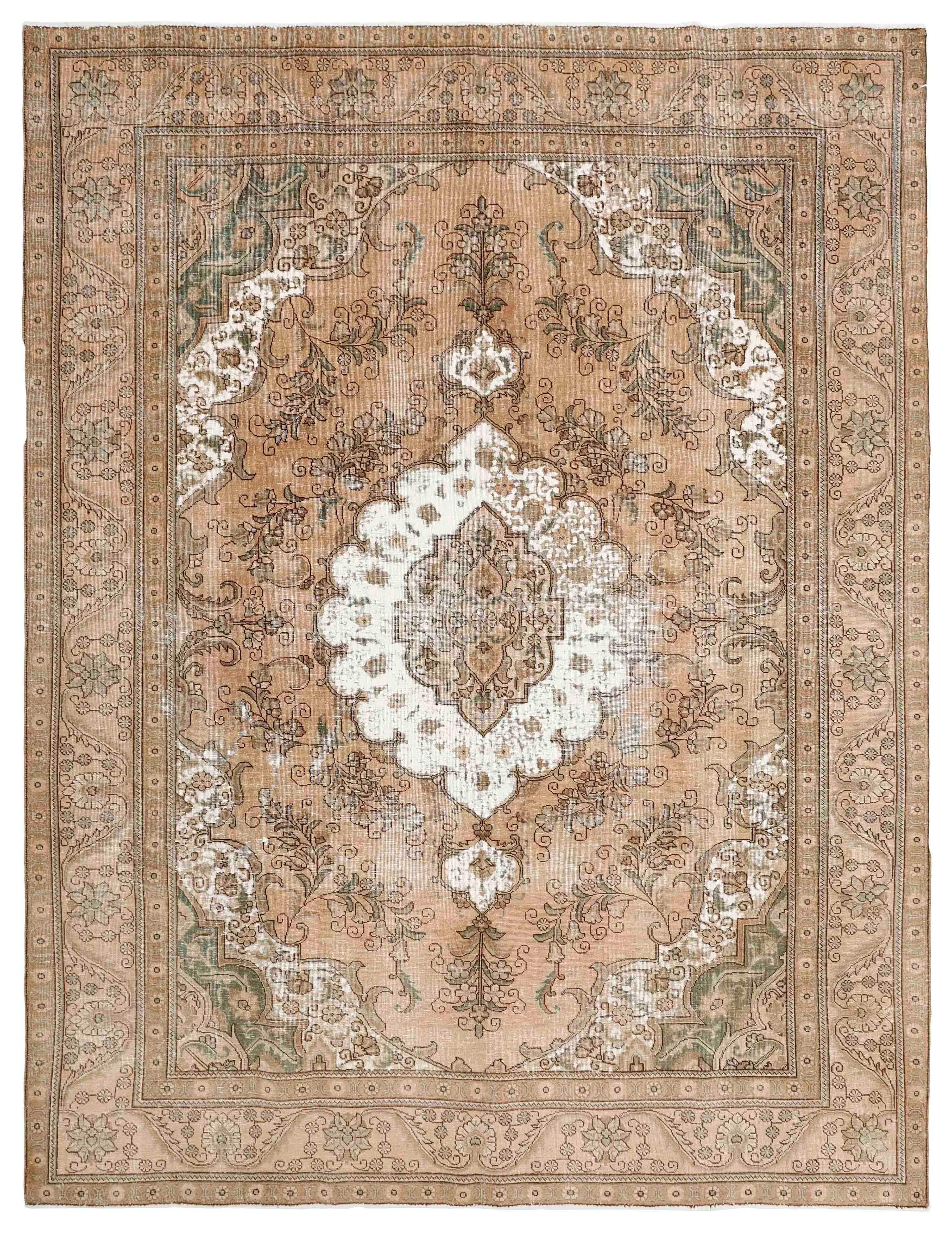 beige vintage persian rug