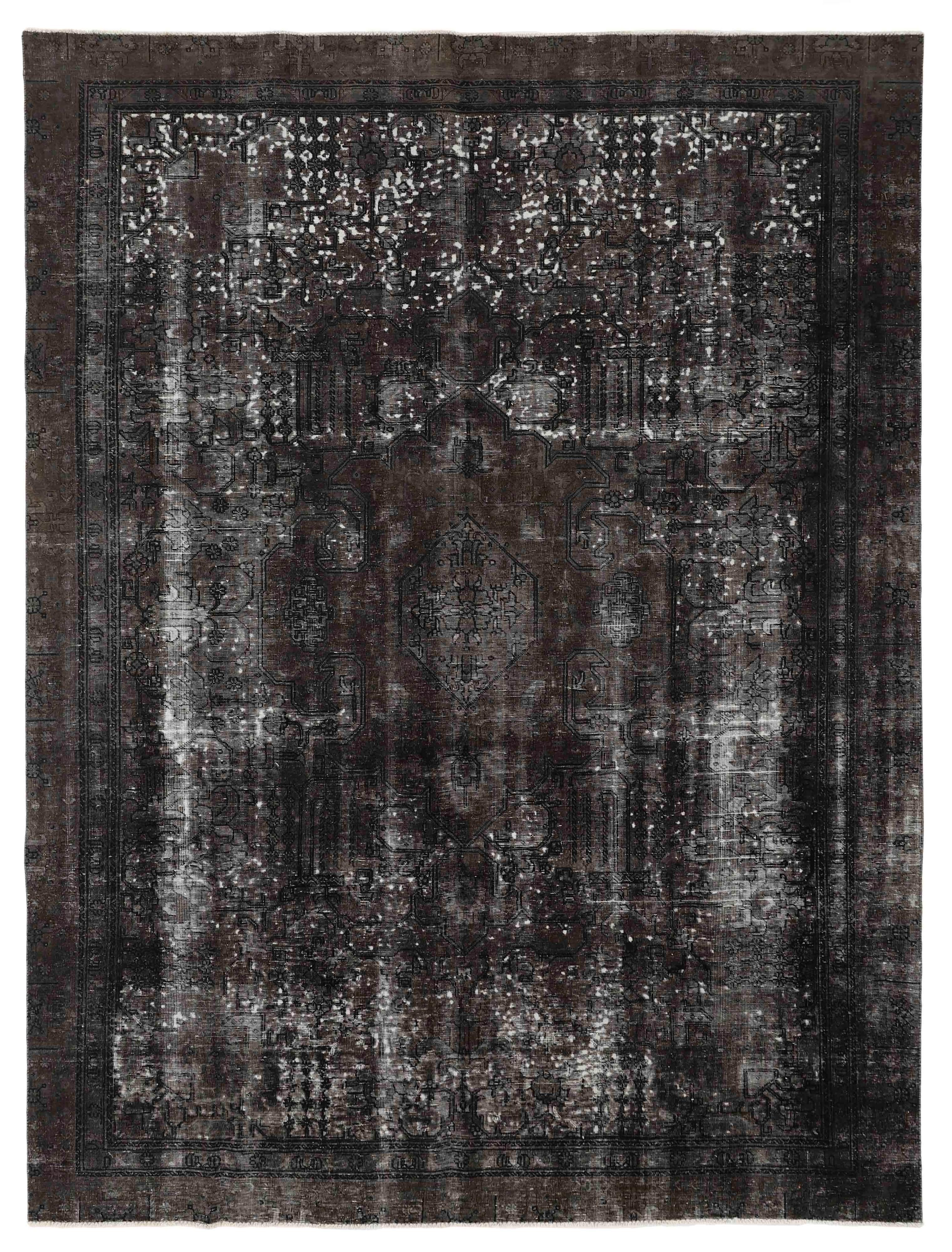 black vintage persian rug