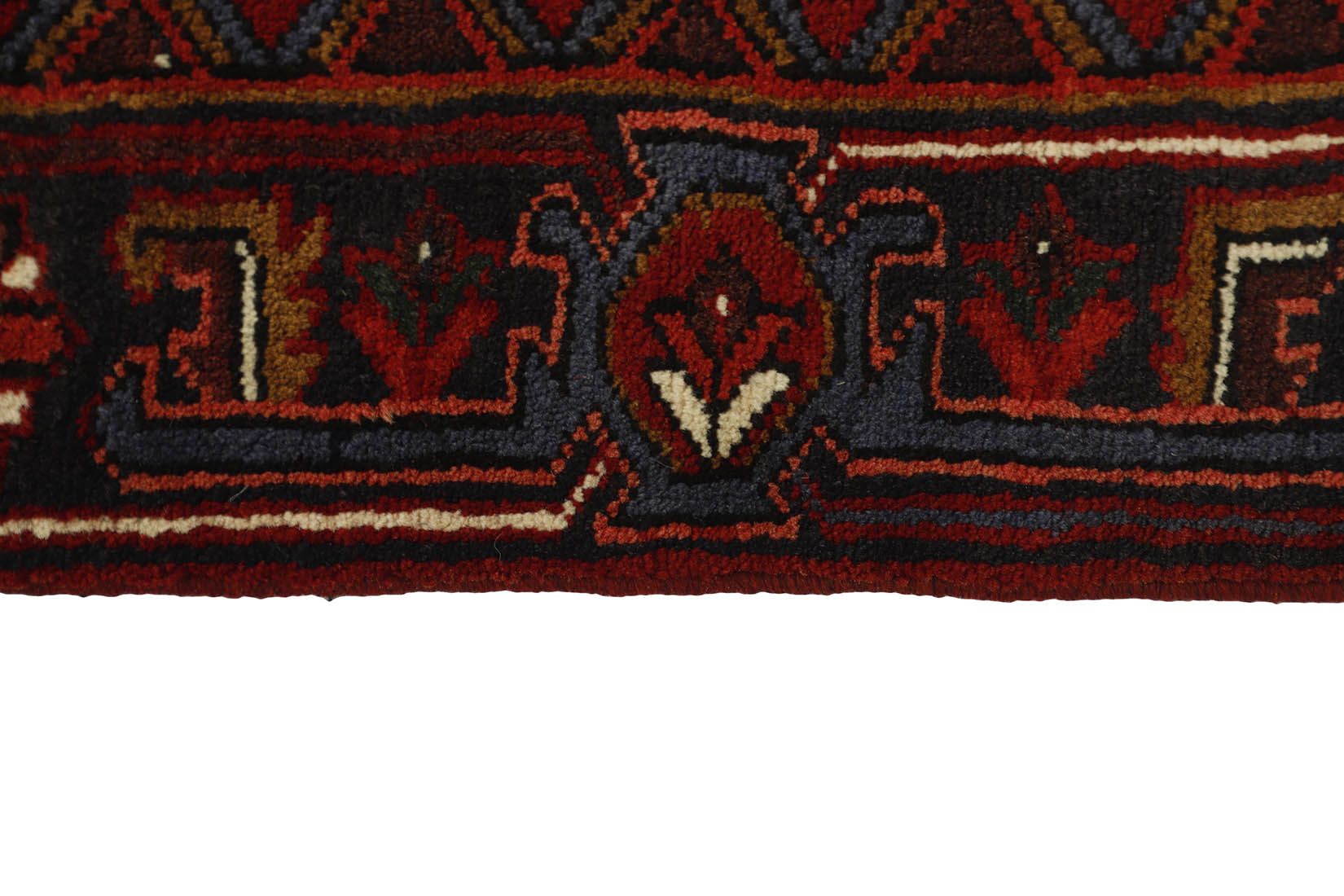 Red traditional persian rug