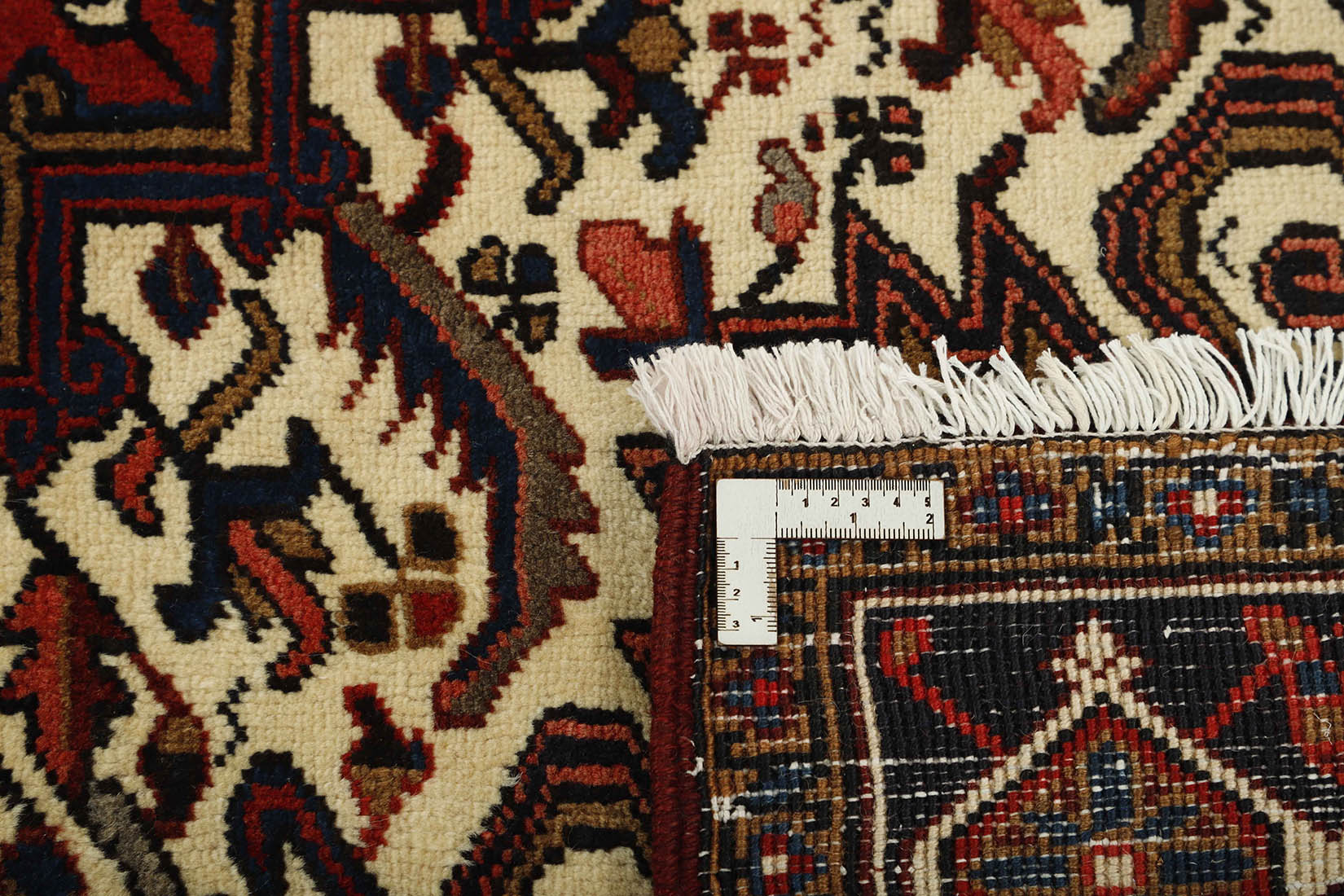 Red traditional persian rug