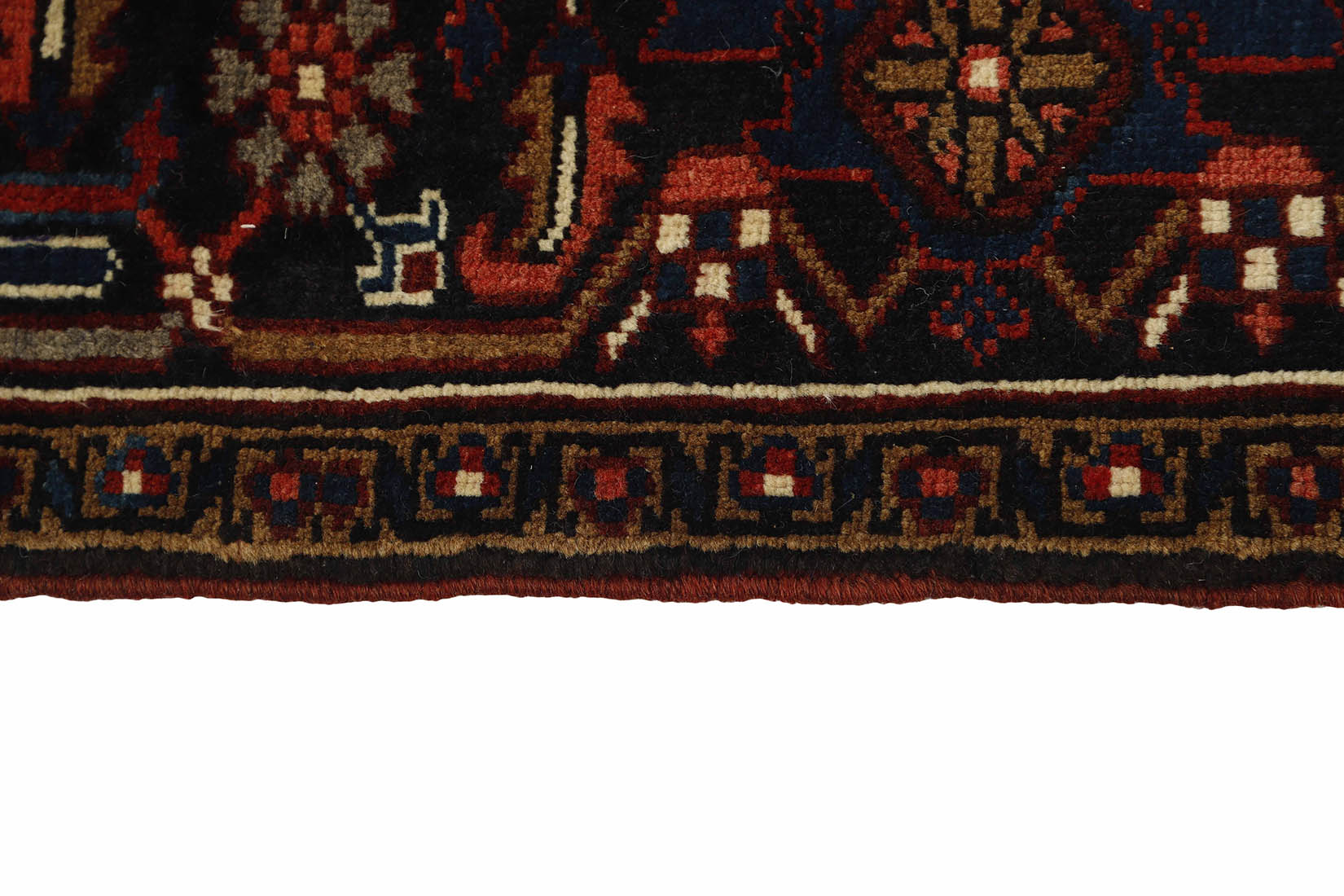 Red traditional persian rug