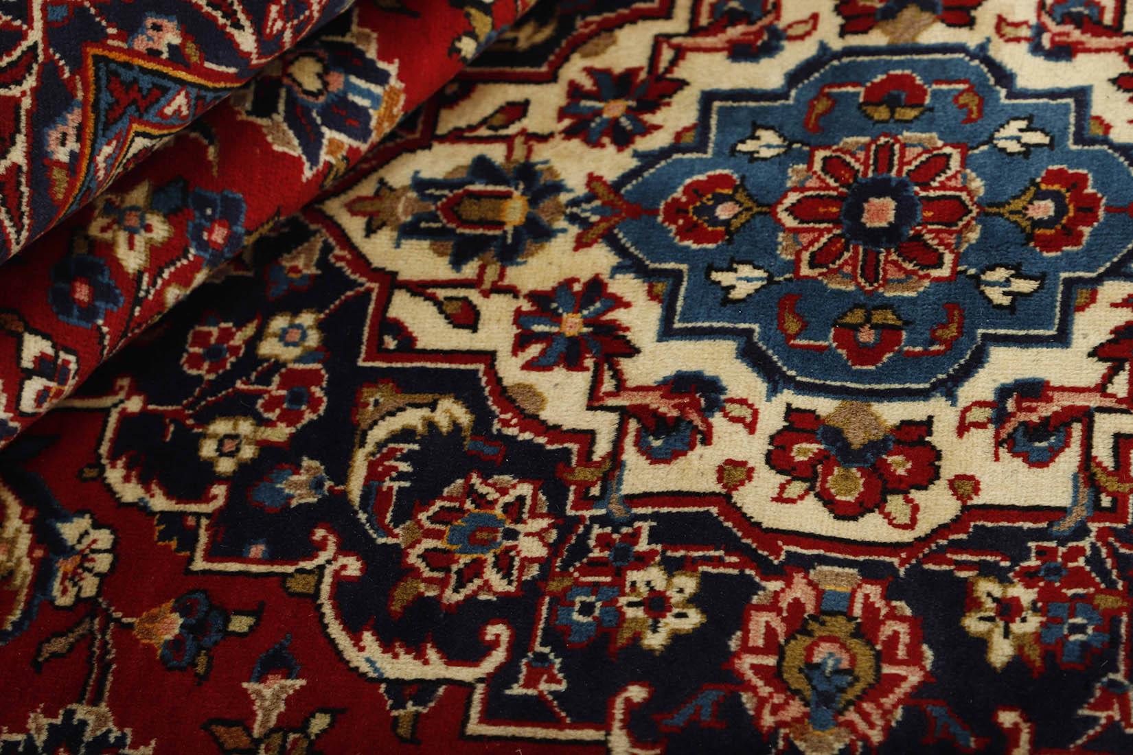 blue and red