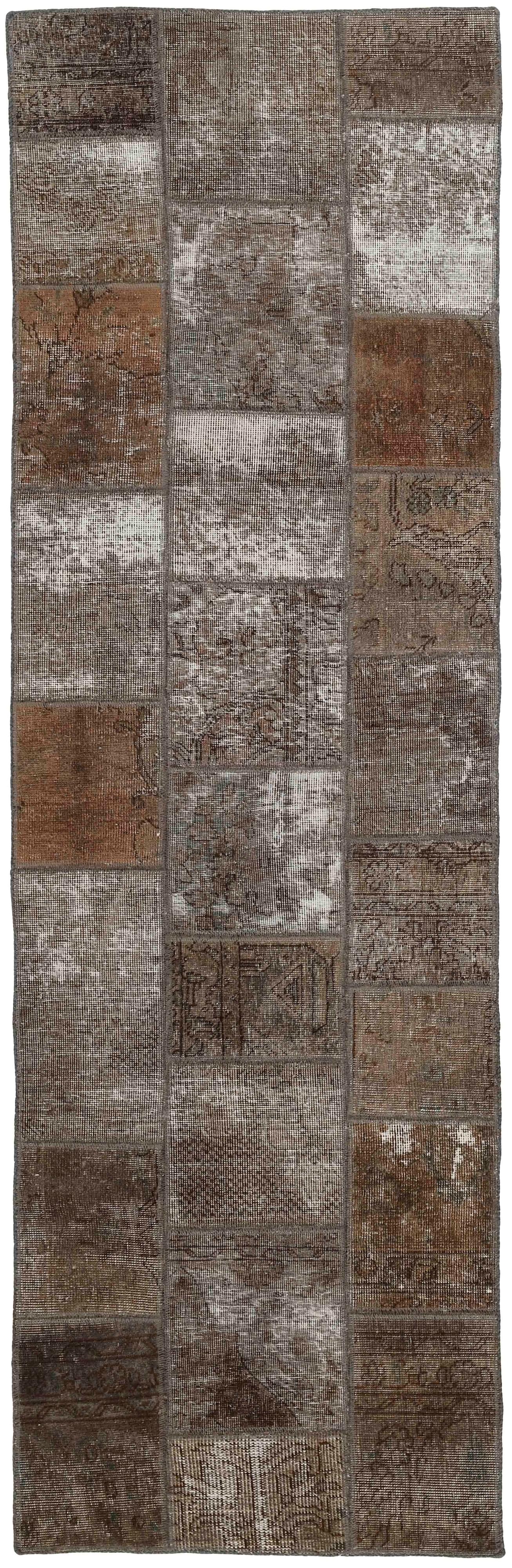 Authentic multicolour patchwork persian runner