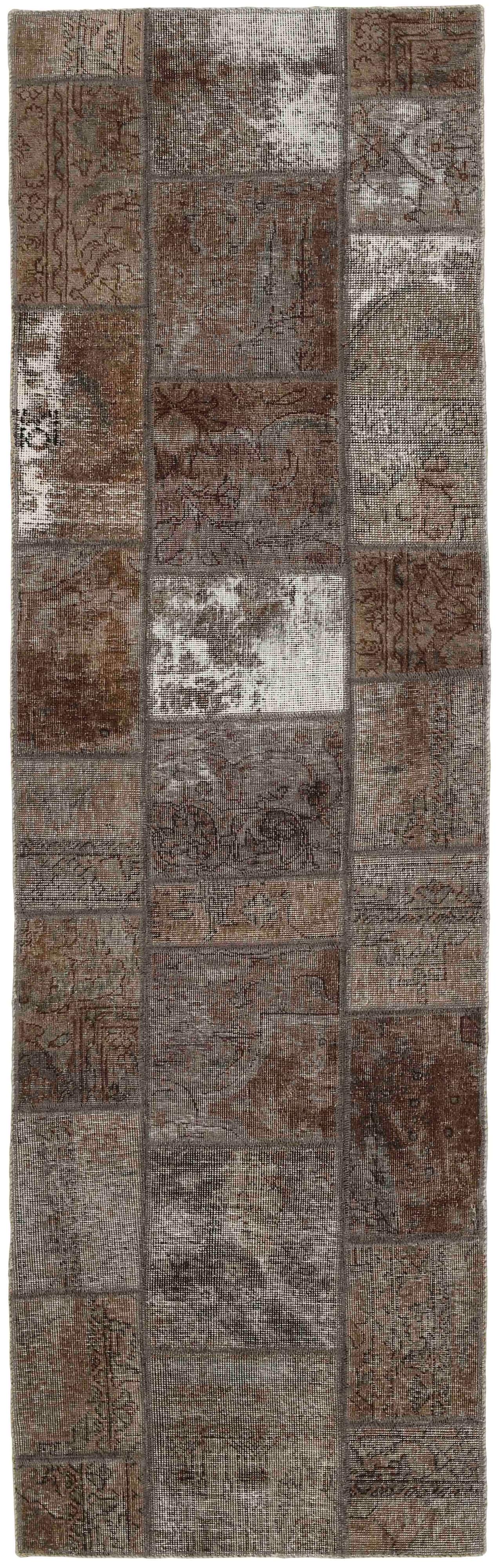 Authentic multicolour patchwork persian runner