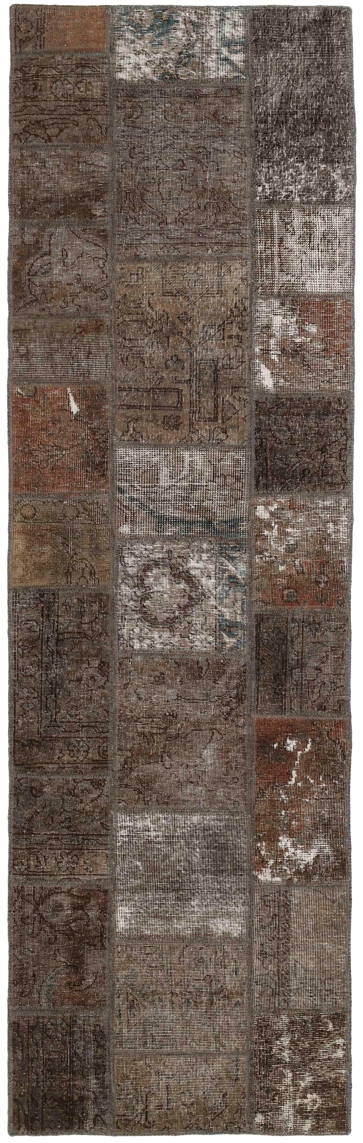 Authentic multicolour patchwork persian runner