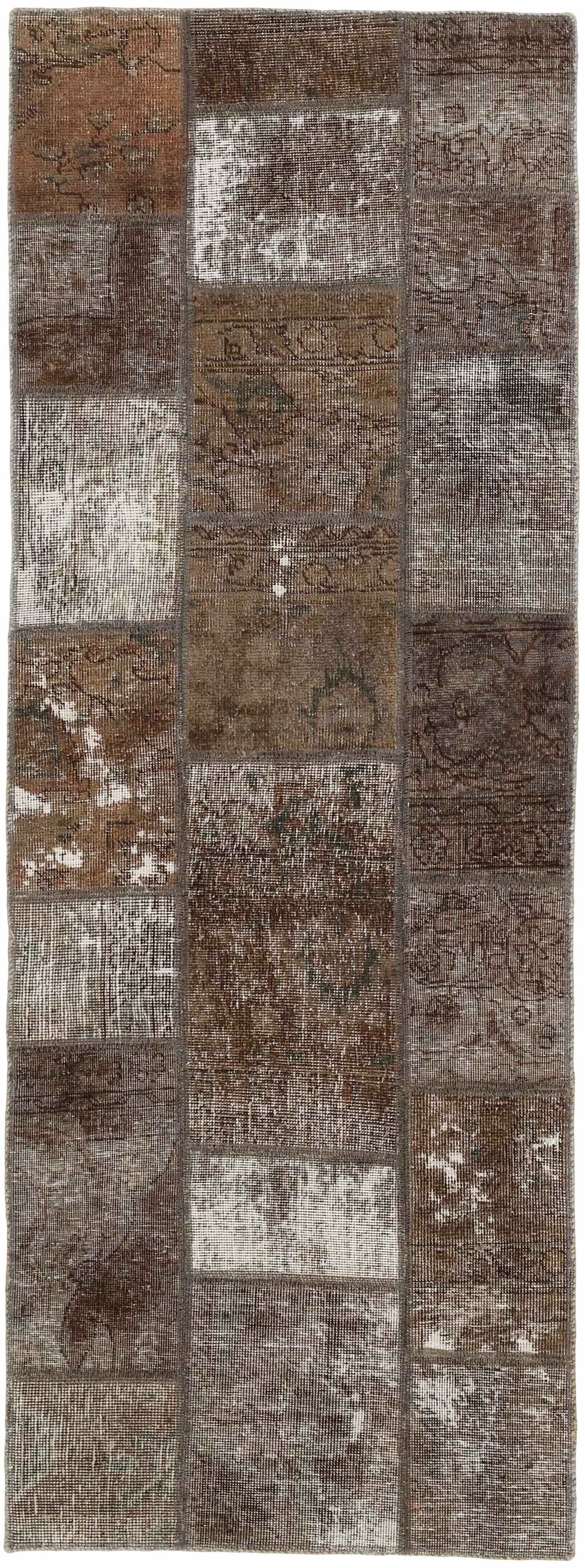 Authentic multicolour patchwork persian runner