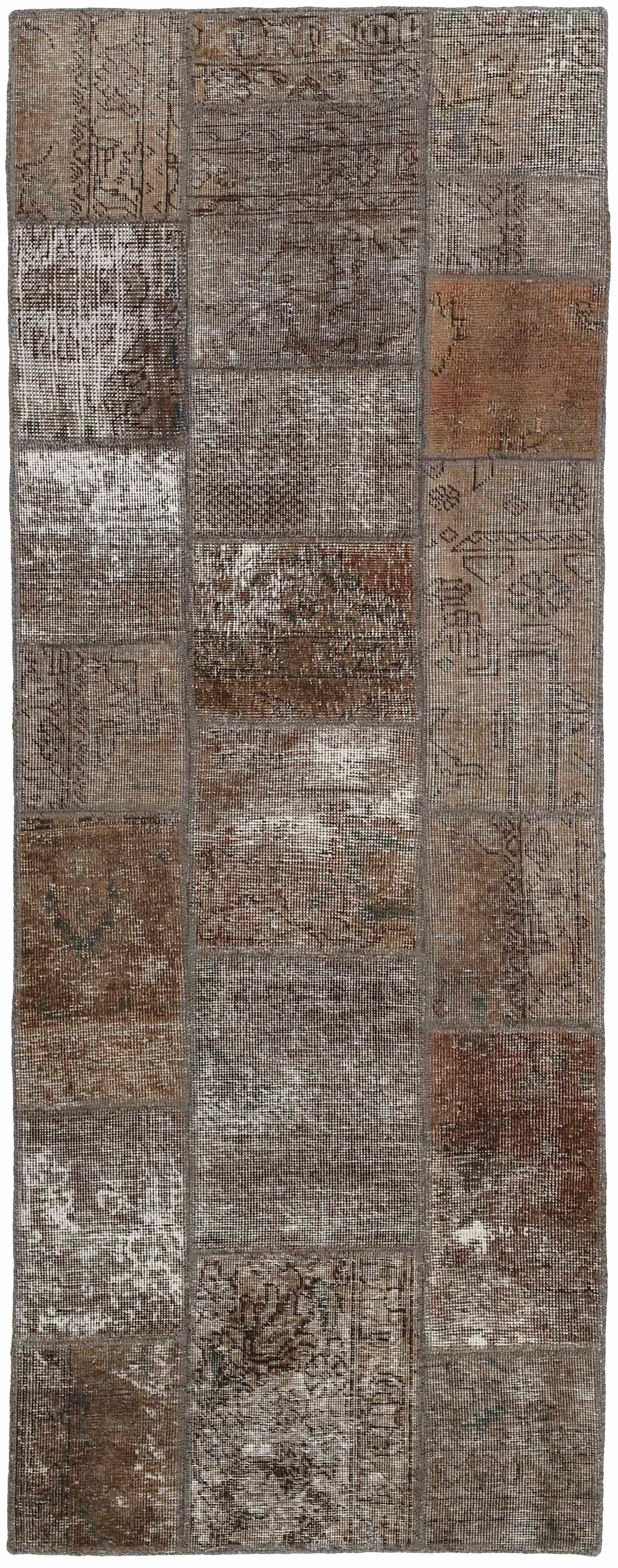 Authentic multicolour patchwork persian runner