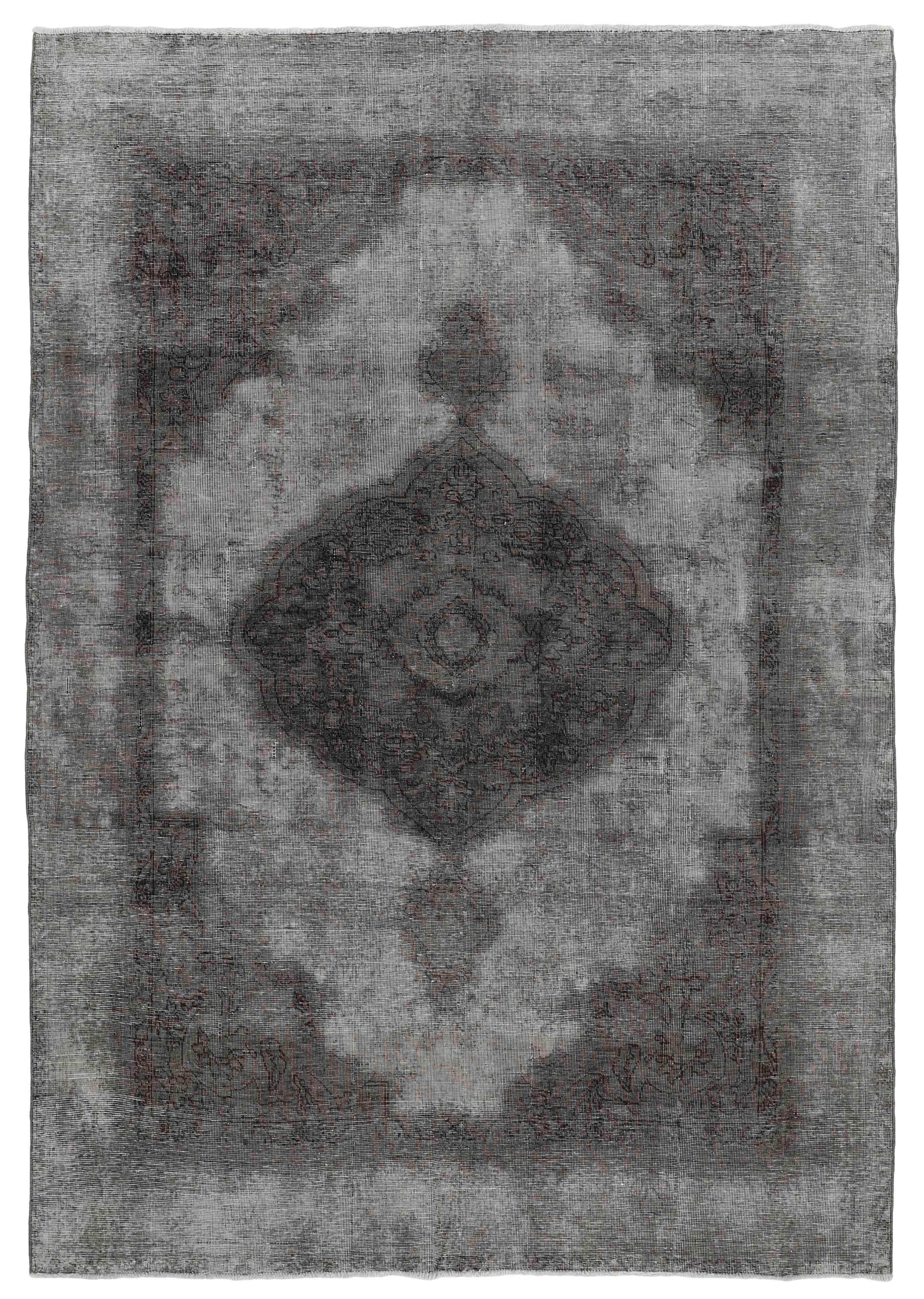 grey vintage persian rug