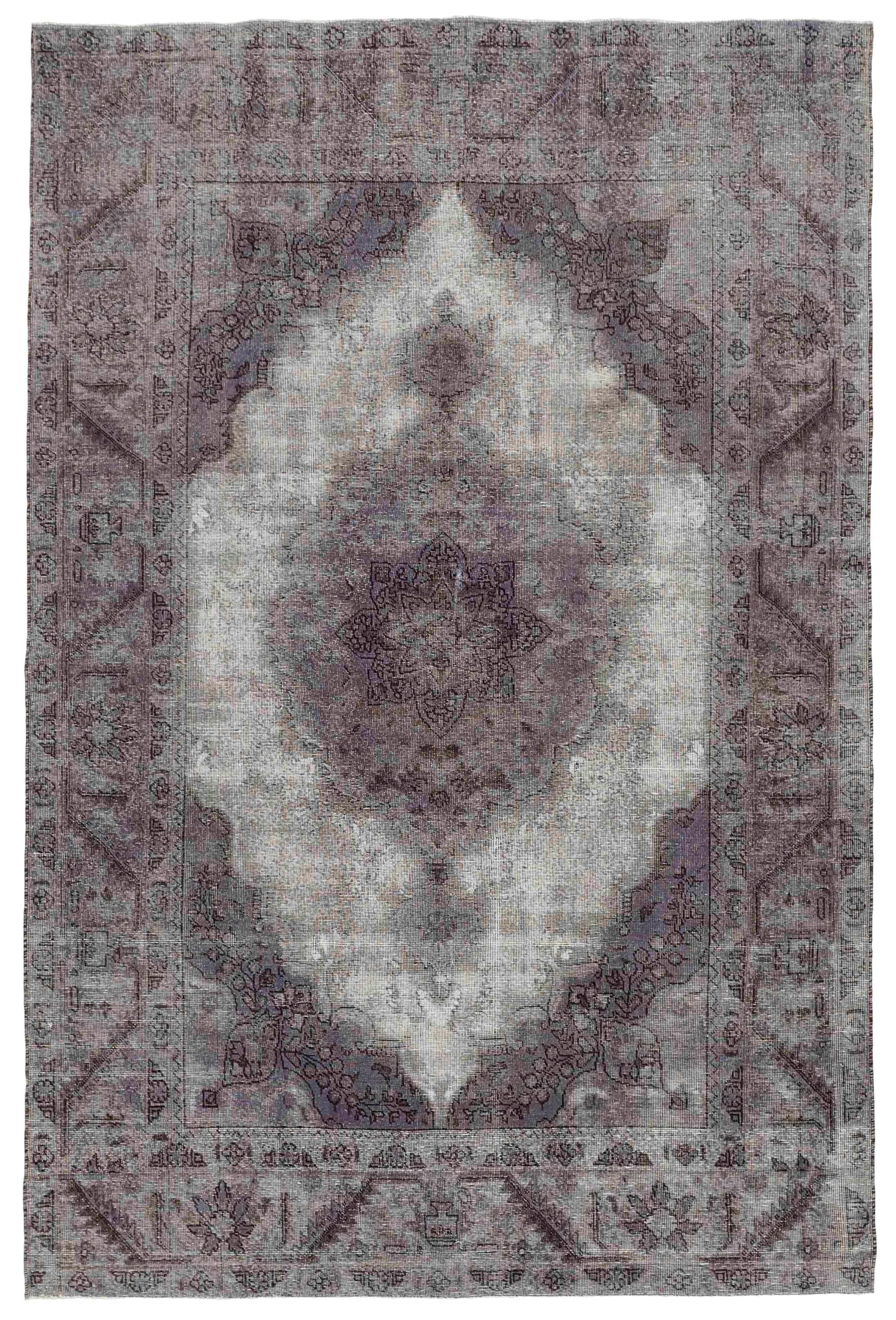 grey vintage persian rug