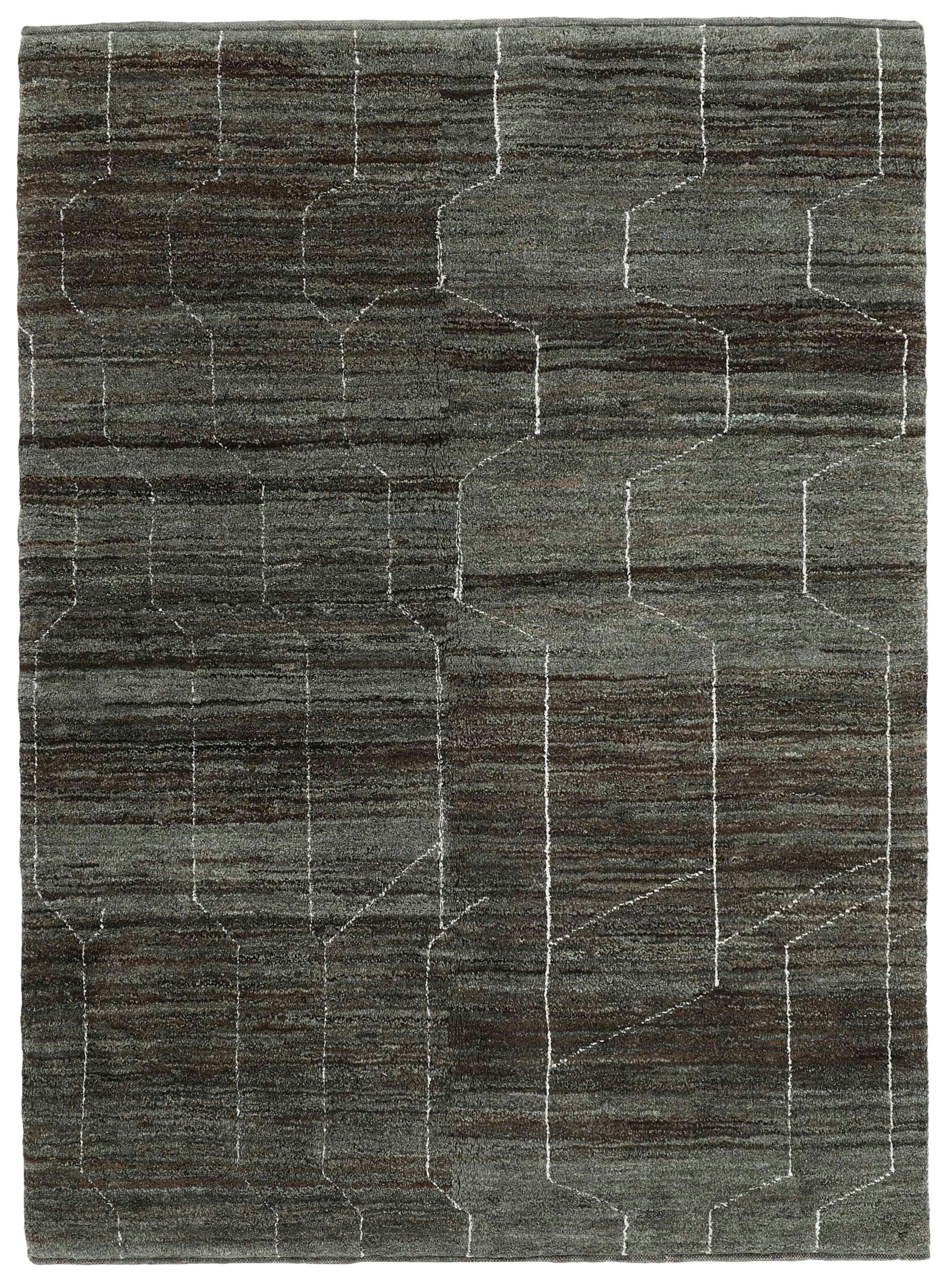 Authentic Oriental Kelim flatweave rug in grey, beige and brown