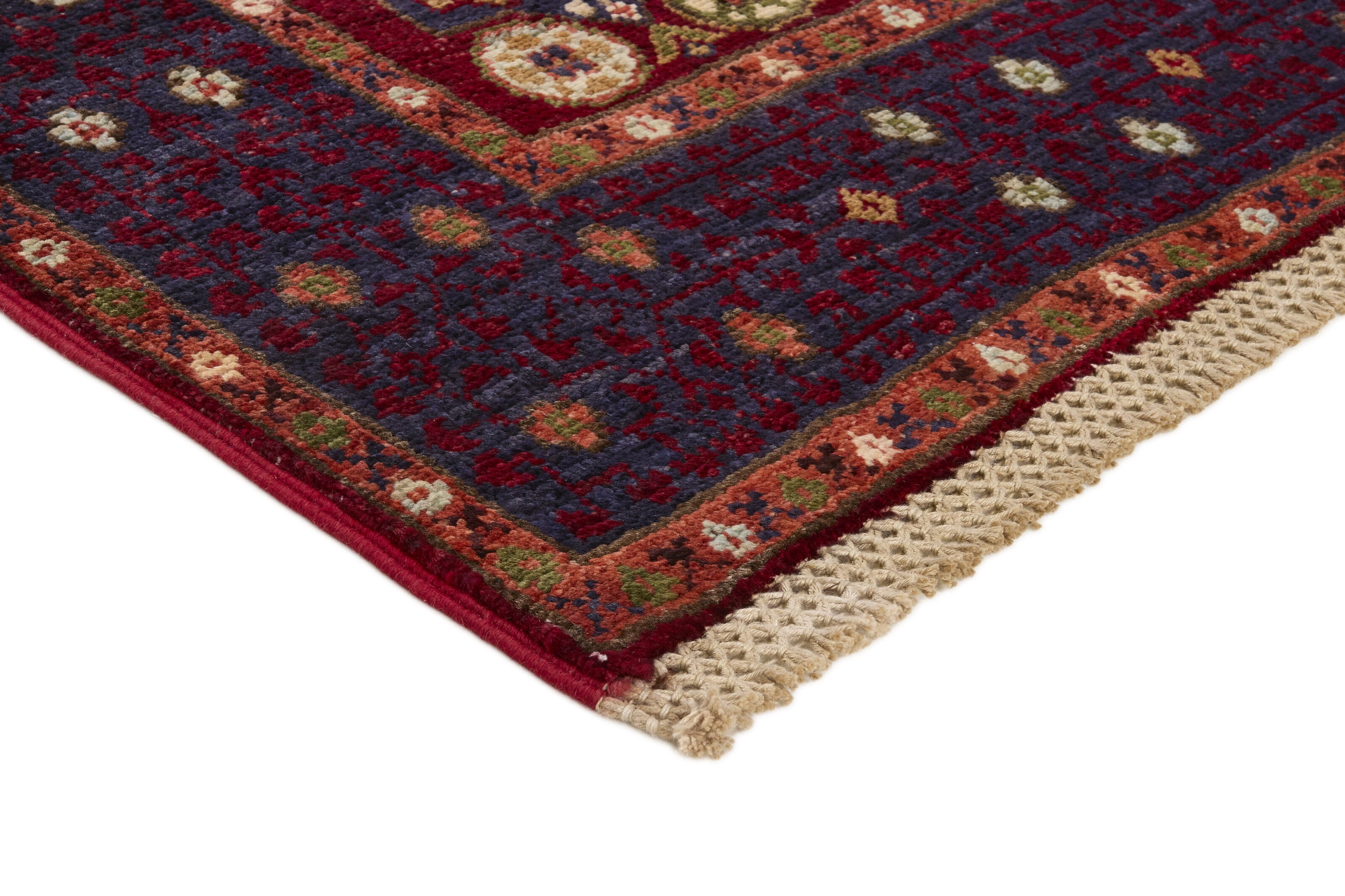 Oriental Ziegler rug with red floral pattern