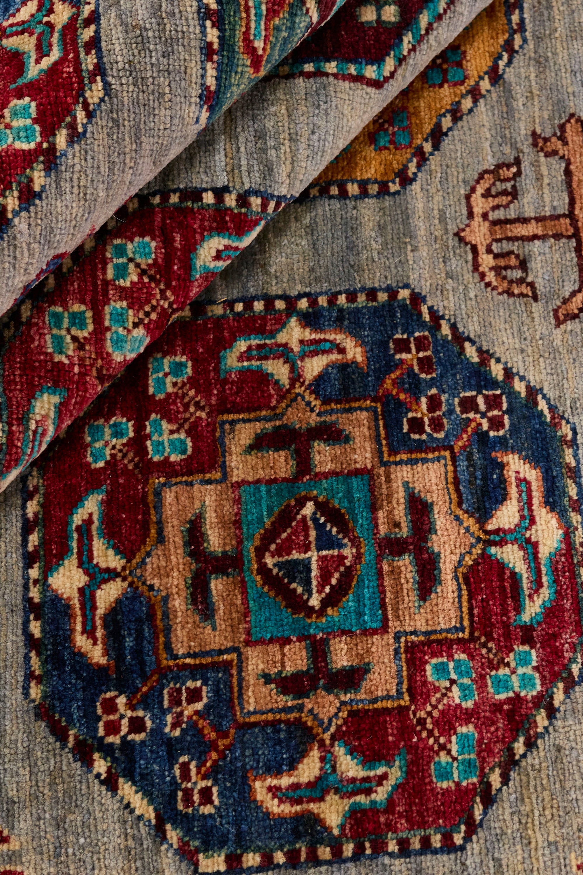 Traditional multicolour luxury Ziegler Fine Ariana Style rug