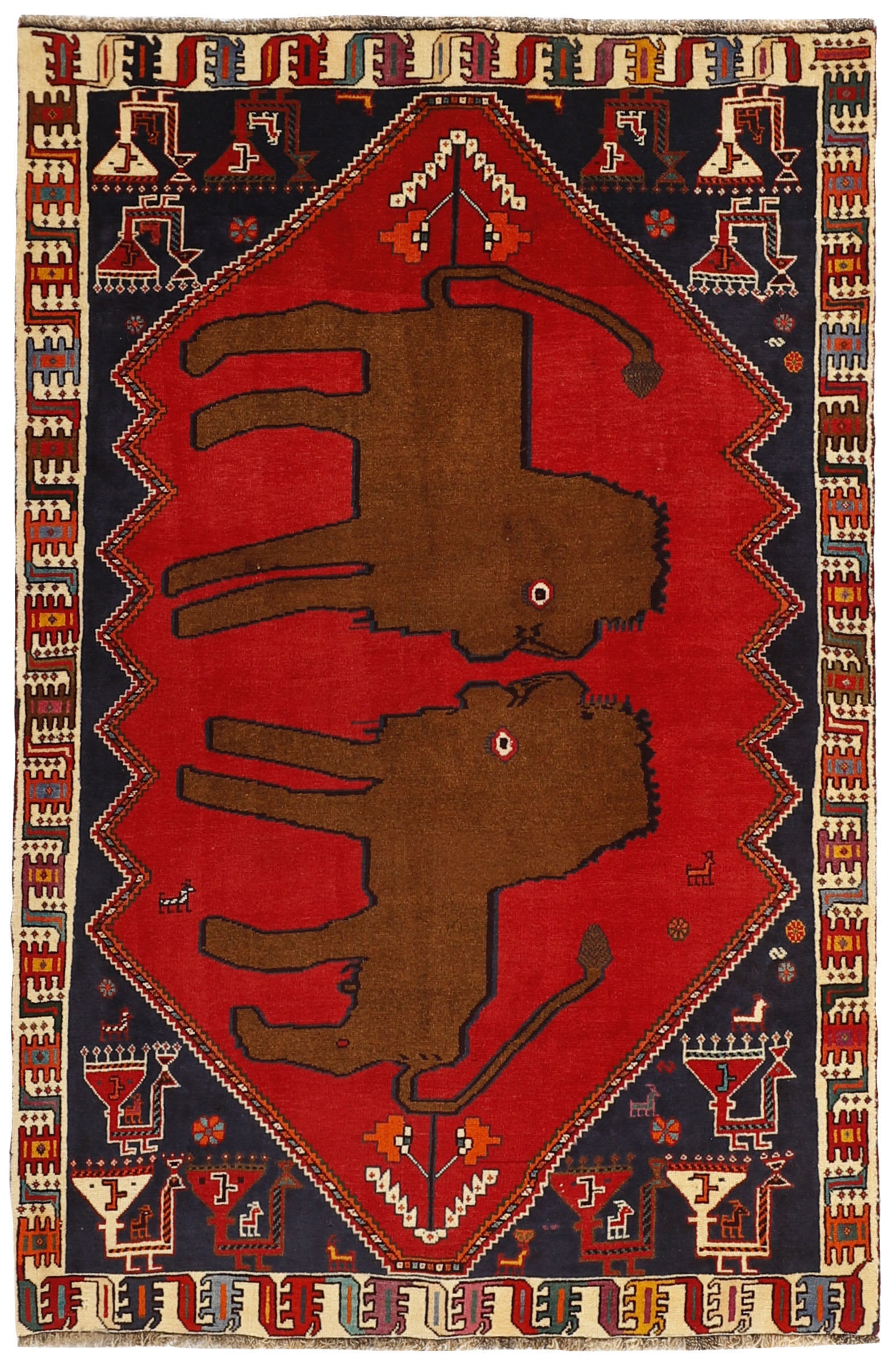 Kashghai Old Figural 1511497
