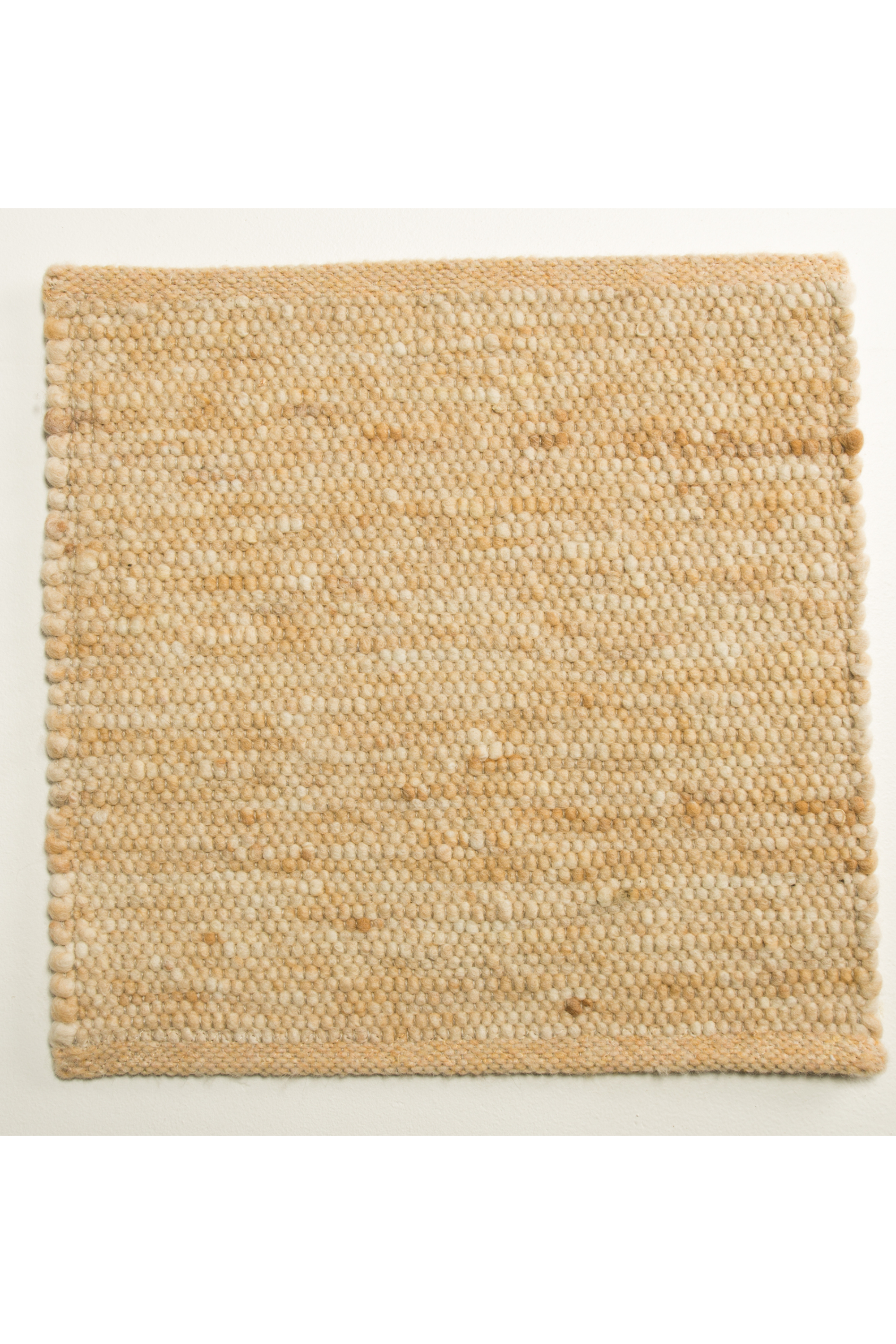 Yellow luxury plain handwoven rug