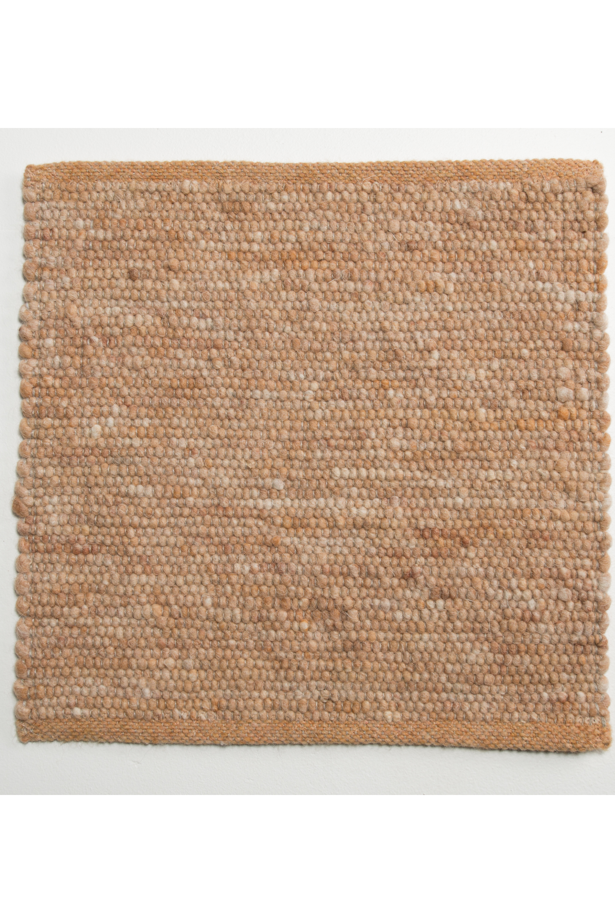 Orange luxury plain handwoven rug