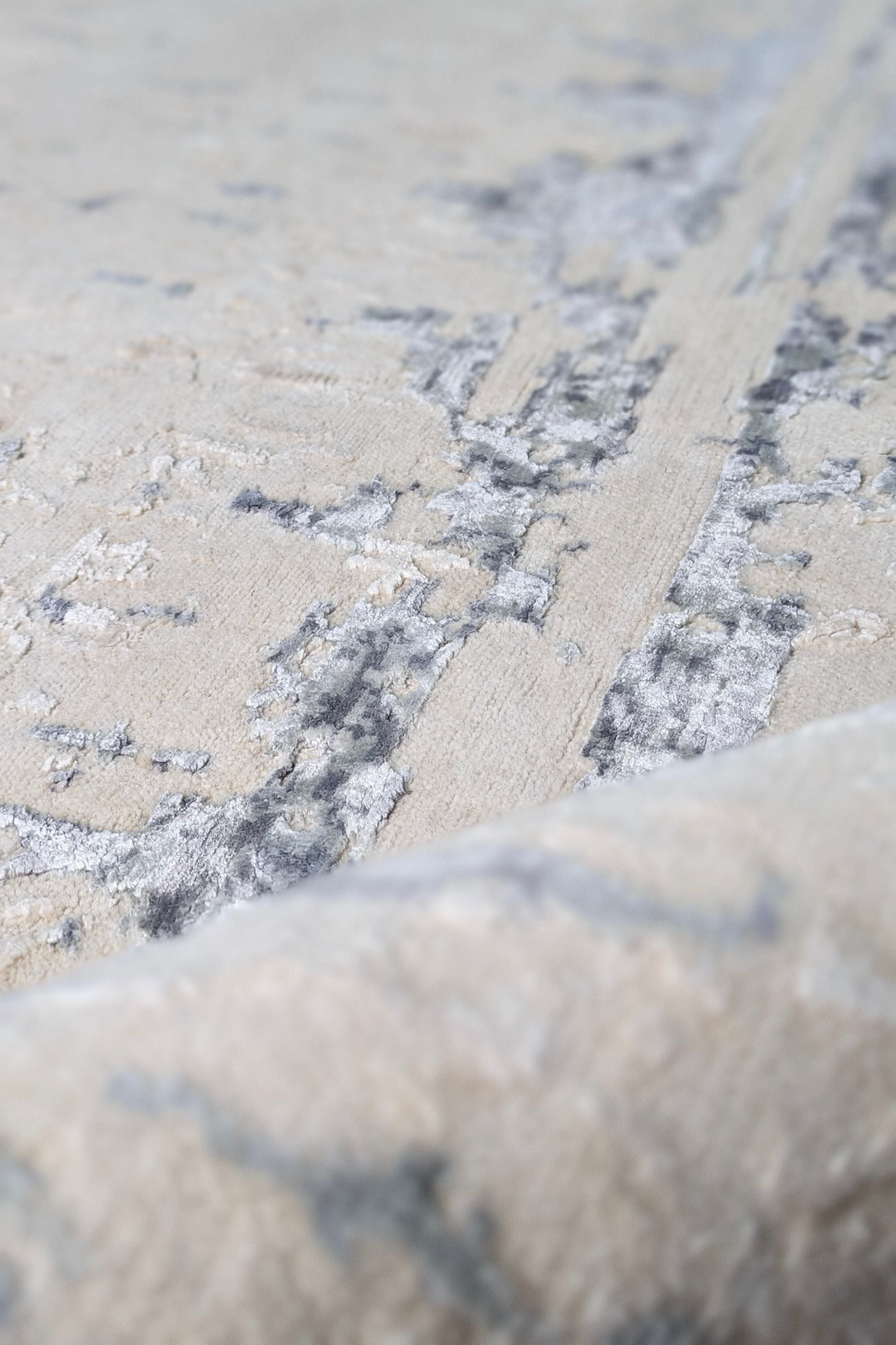 Modern multicolour luxury abstract rug