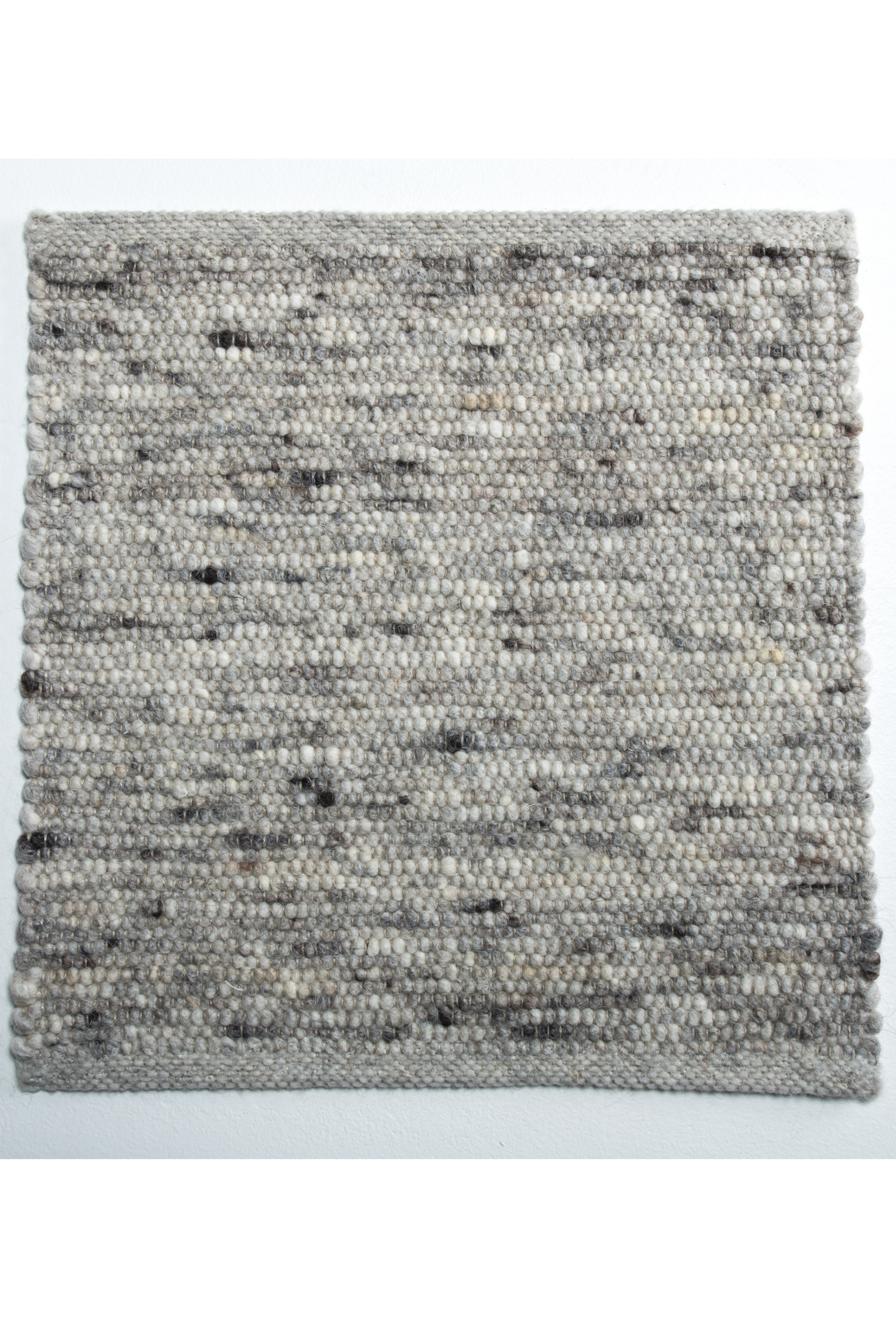 Grey luxury plain handwoven rug