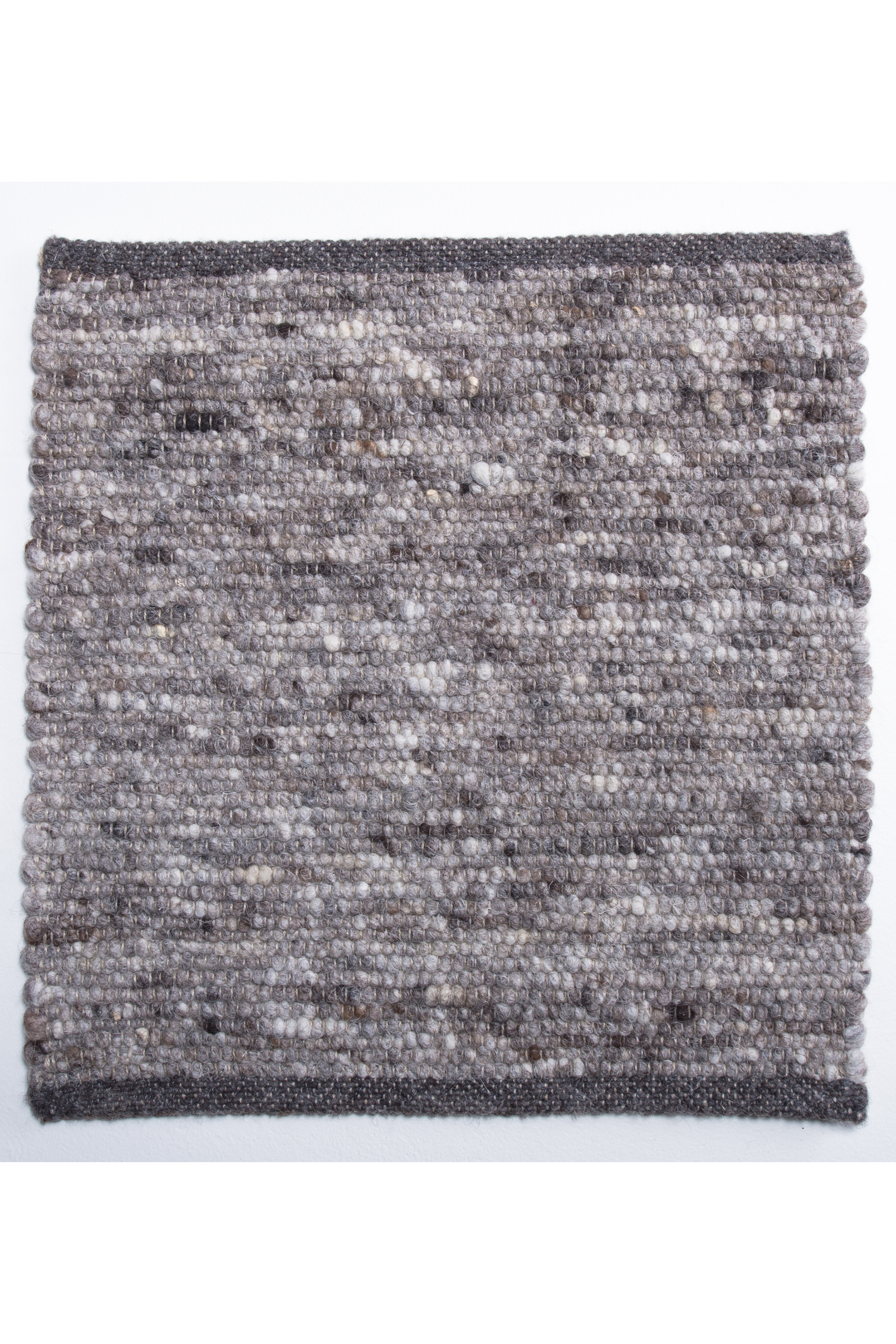 Grey luxury plain handwoven rug