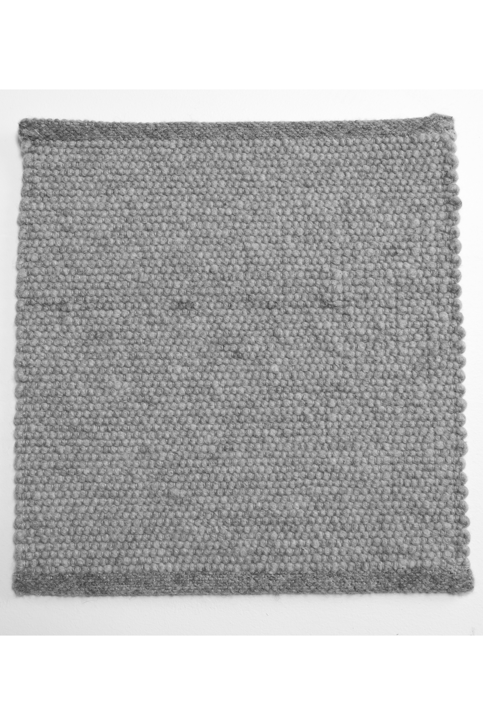 Grey luxury plain handwoven rug