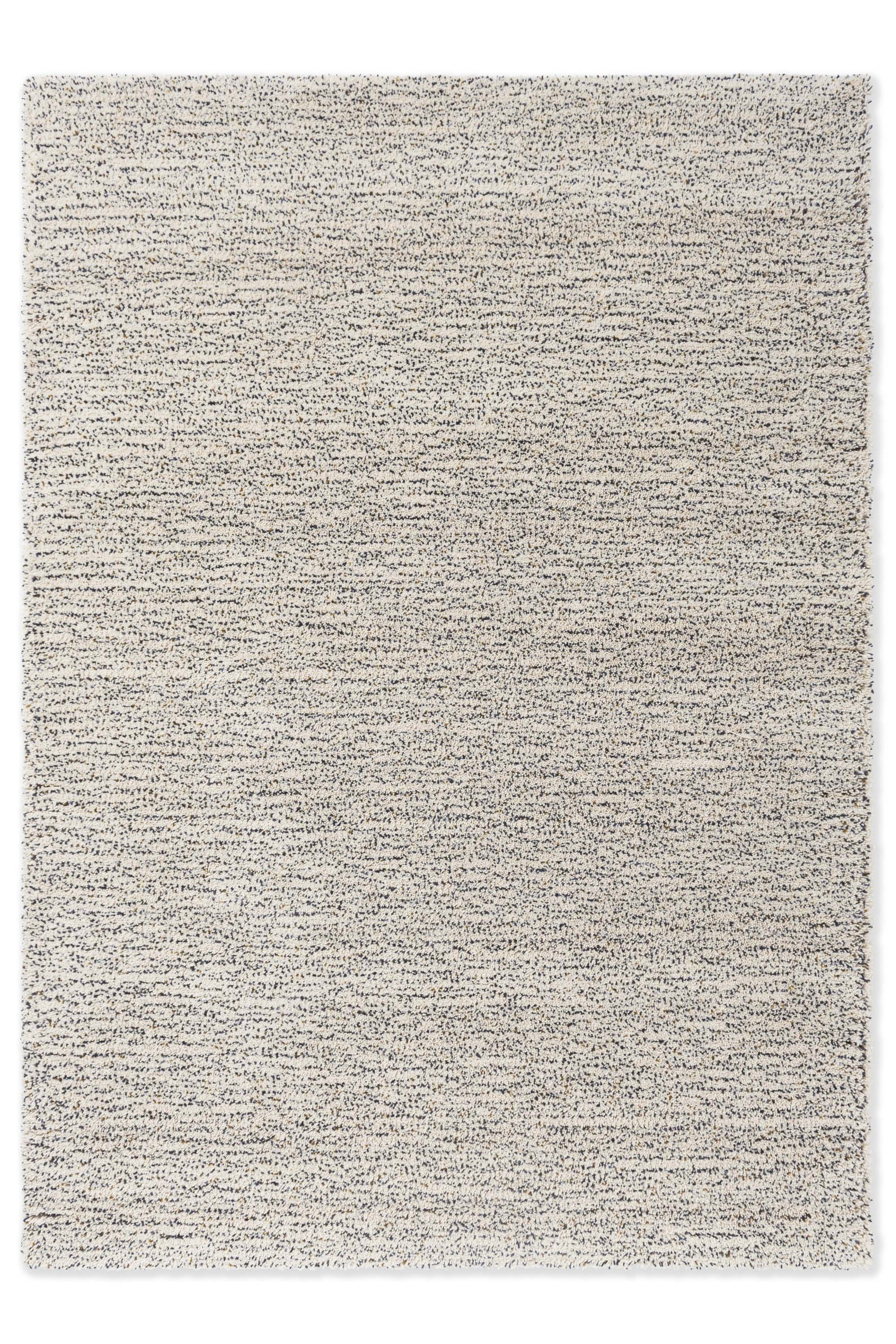 Plain textured rug with blue pile