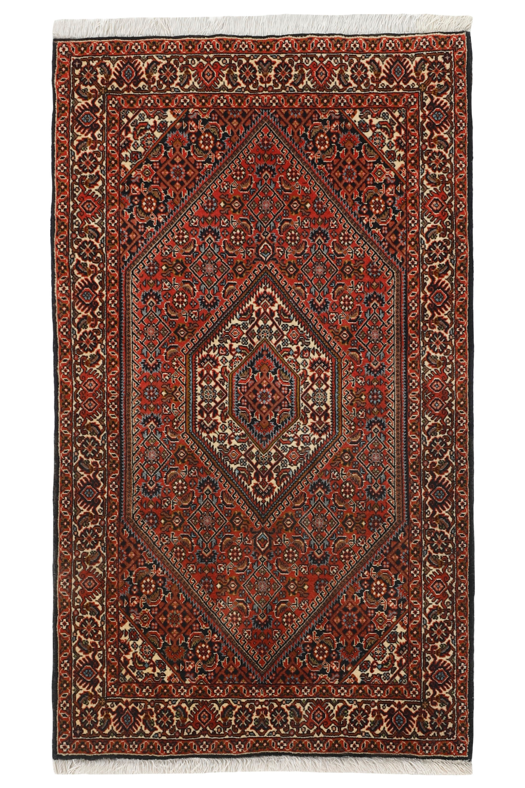 Red traditional Bidjar Zandjan rug