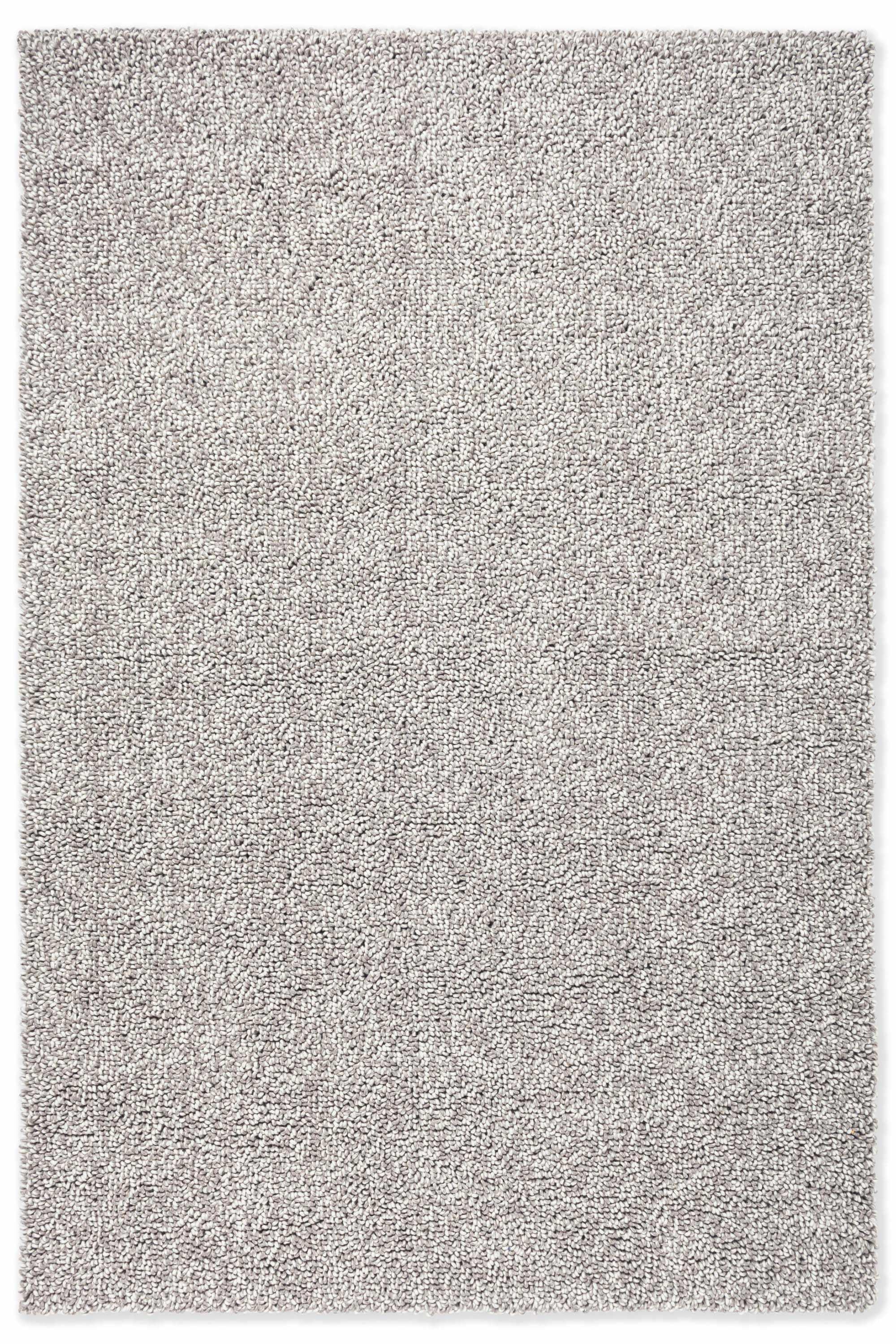 Plain dark grey rug with looped pile