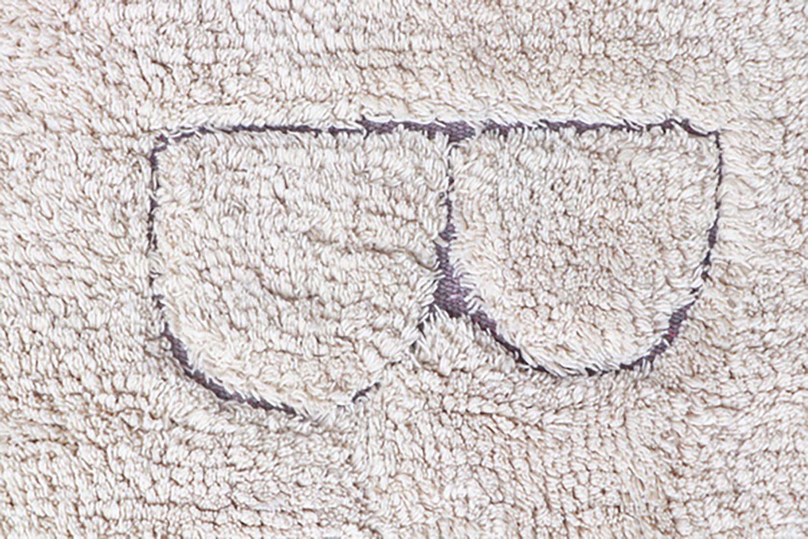 natural abc print childrens rug