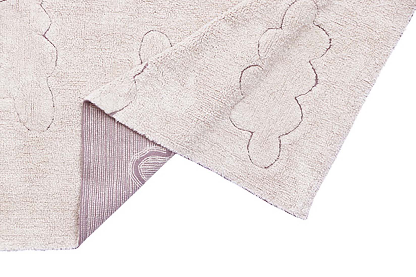 natural cloud design childrens rug