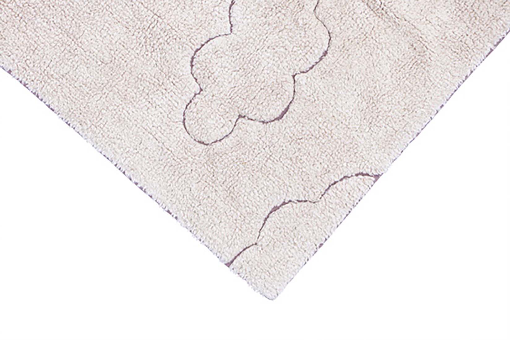 natural cloud design childrens rug