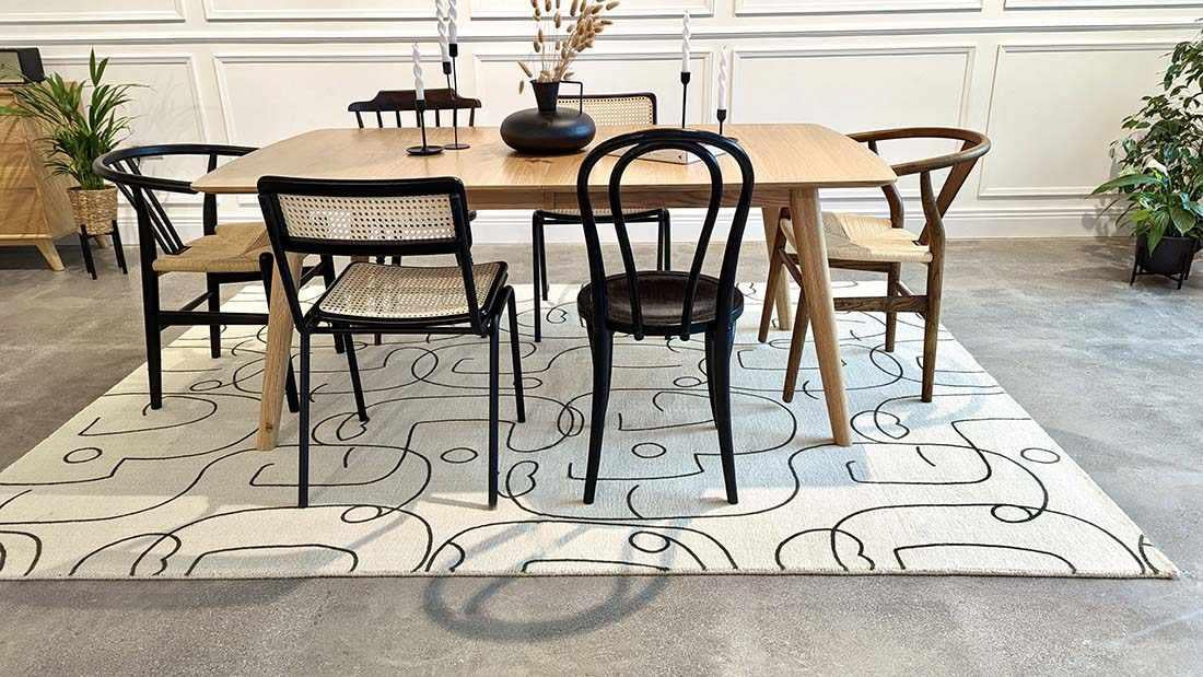 Scion Epsilon Charcoal Rug 23801