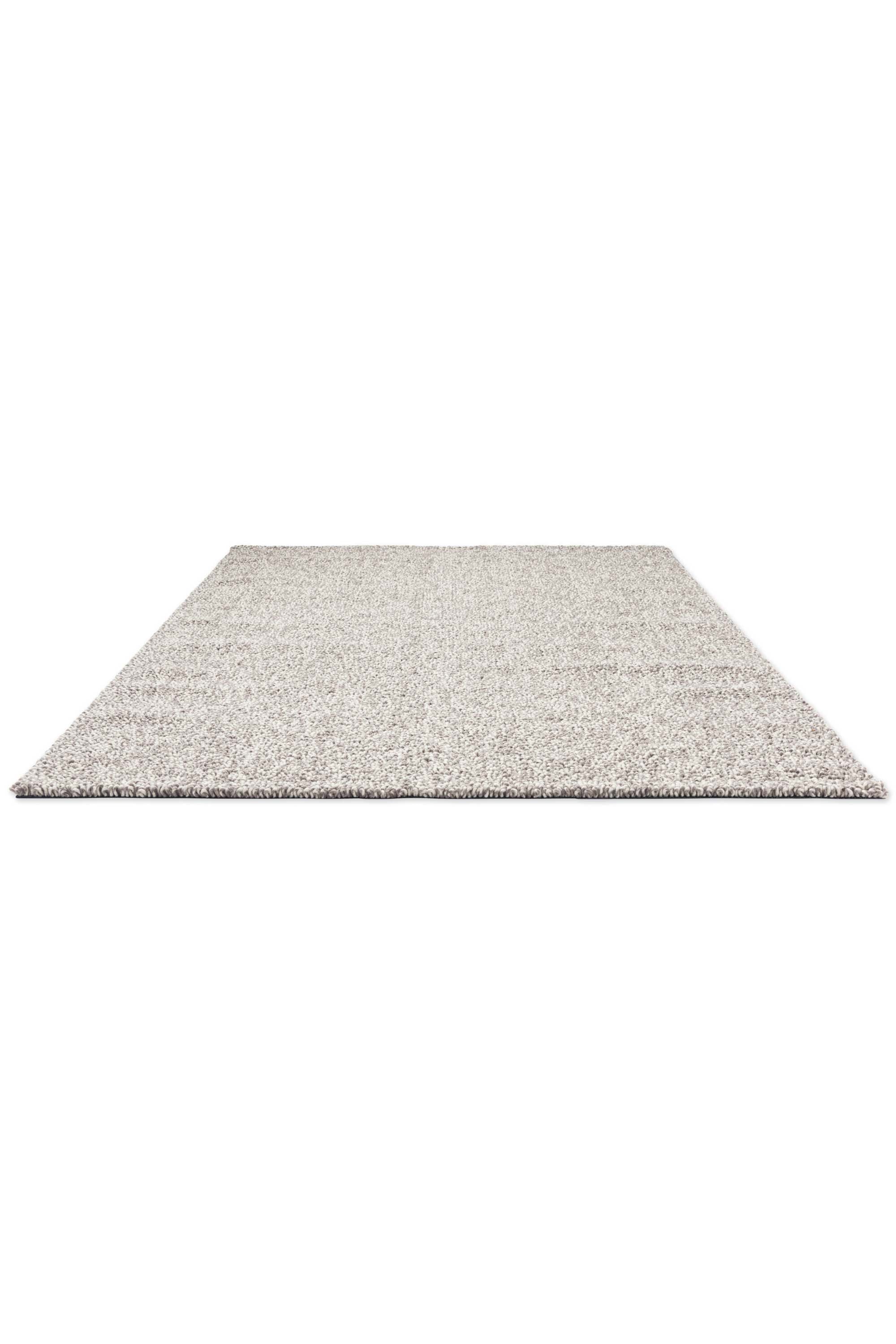Plain dark grey rug with looped pile