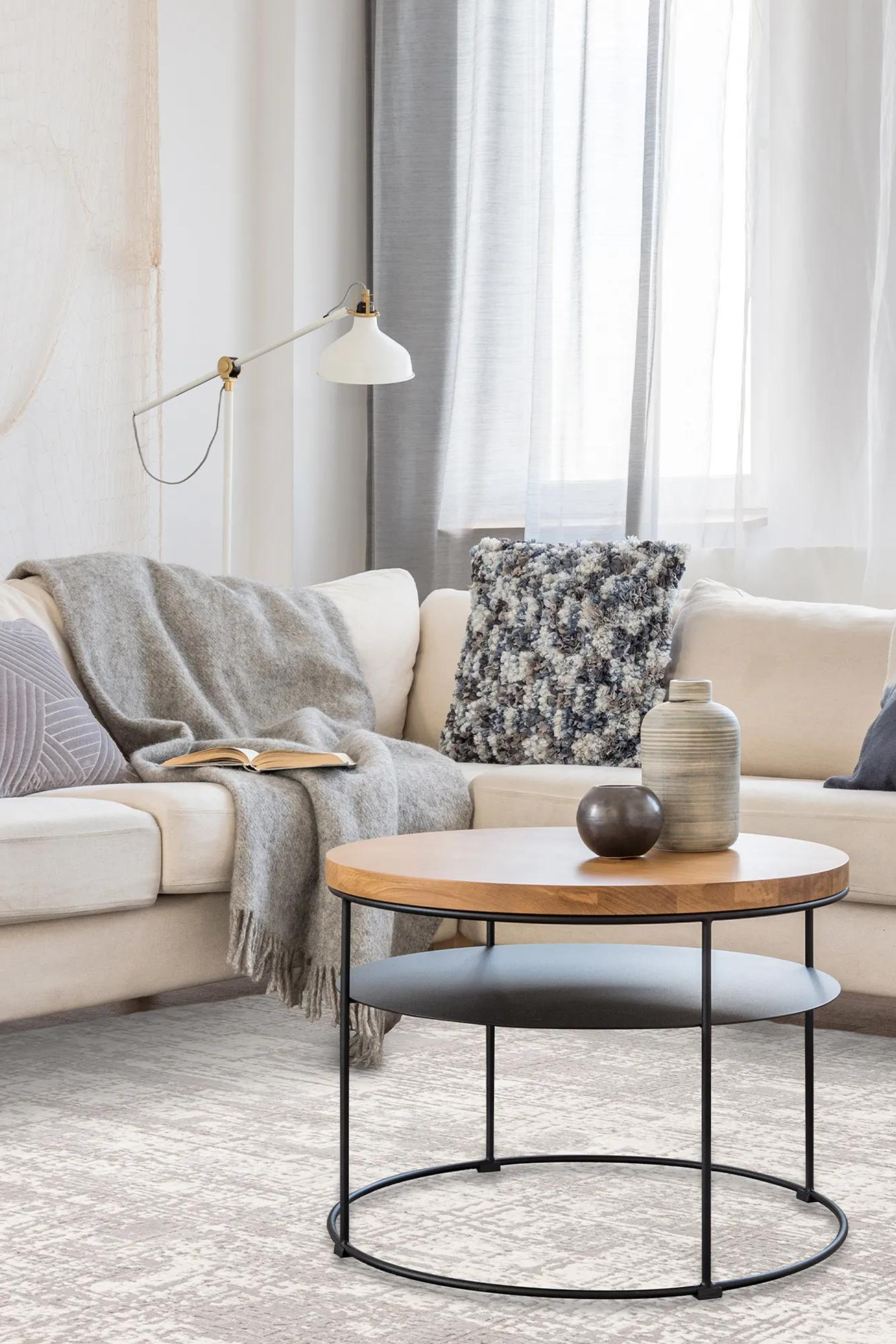 kuza grey abstract rug