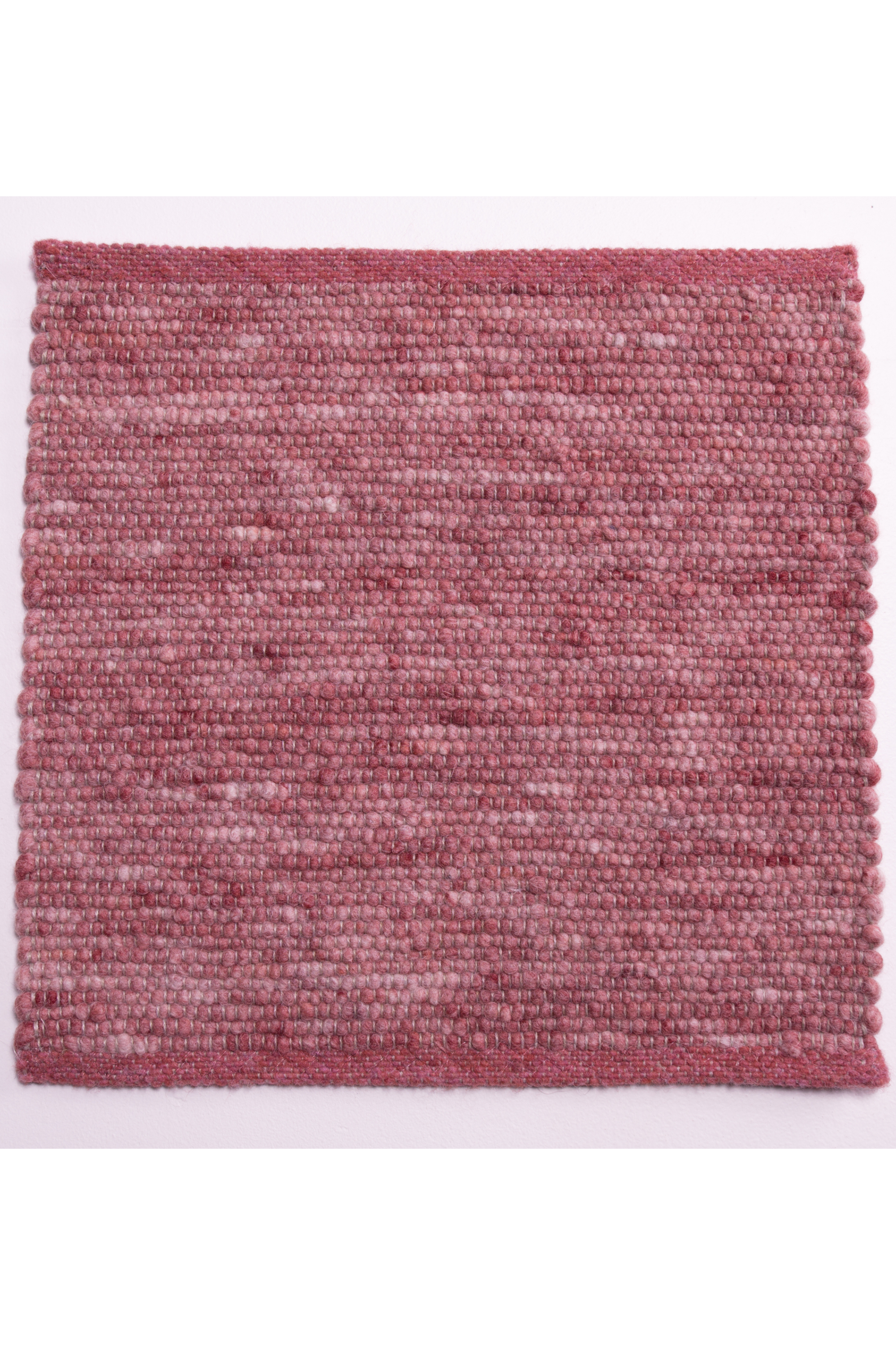 Pink luxury plain handwoven rug