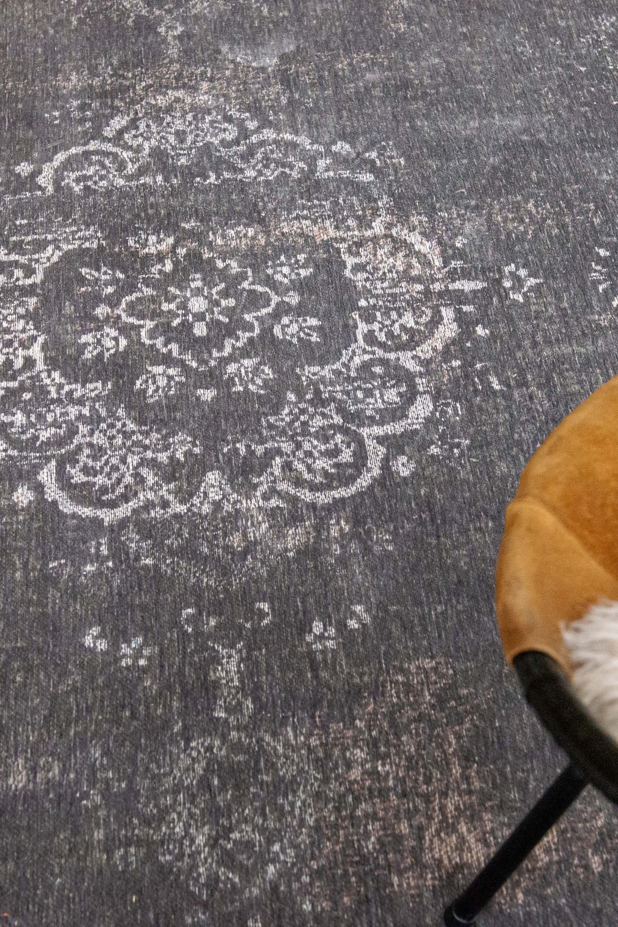 grey vintage style rug