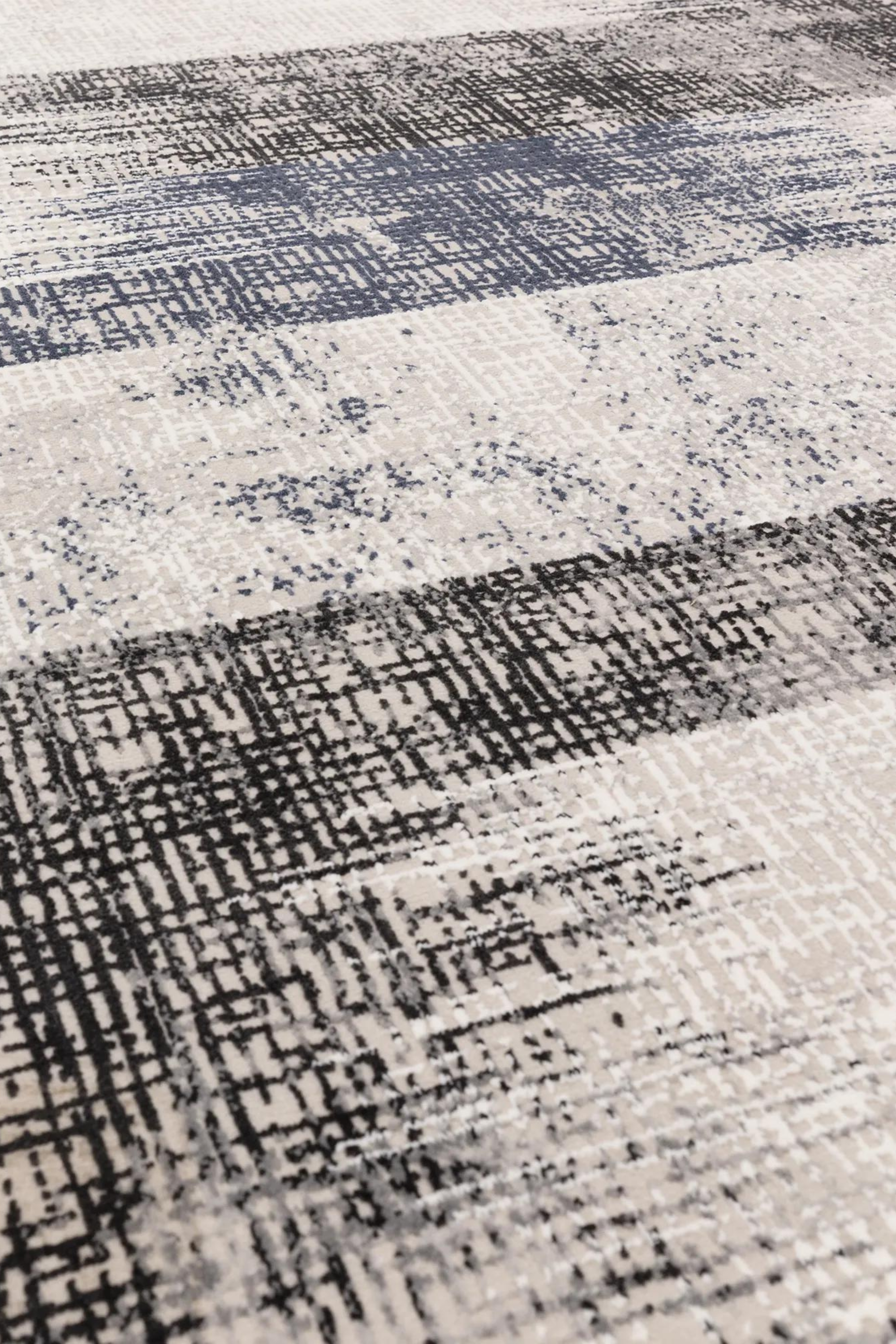 Modern flatweave rug with abstract beige design