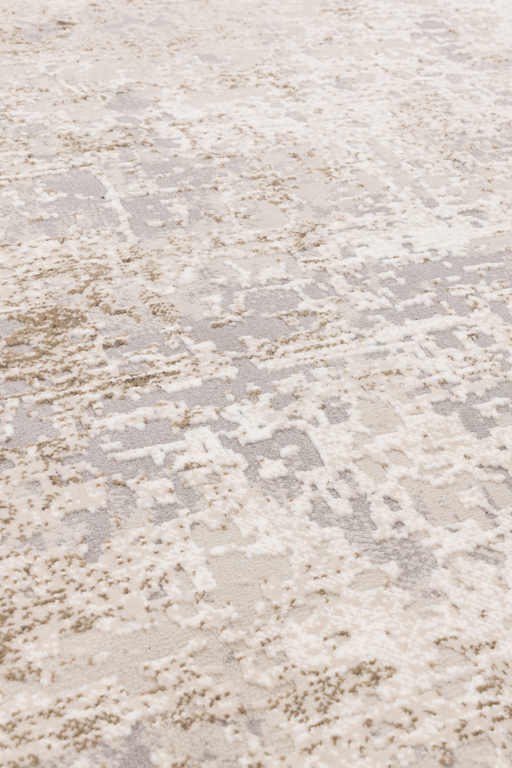 Modern flatweave rug with abstract beige design