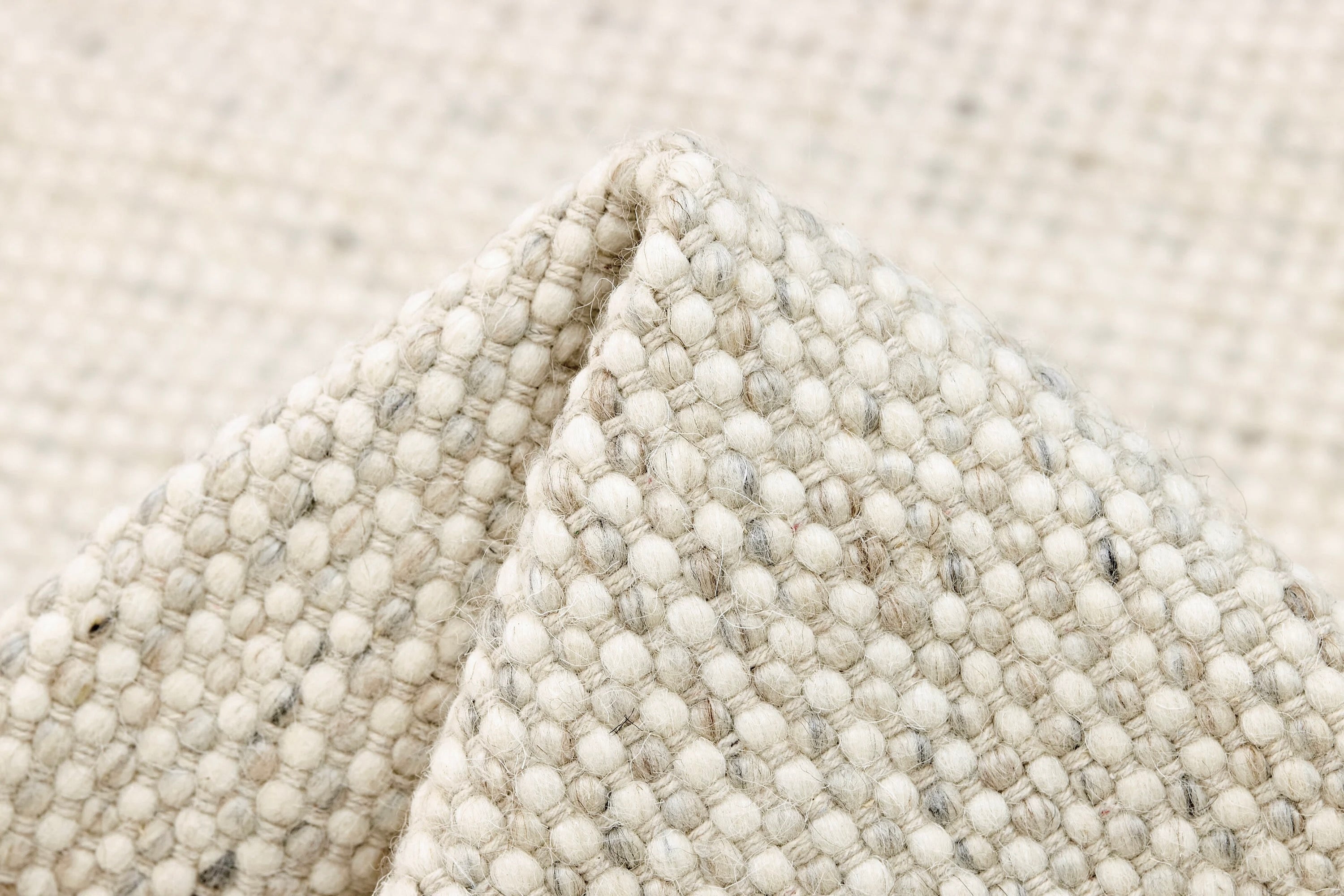 Grey textured hallway runner